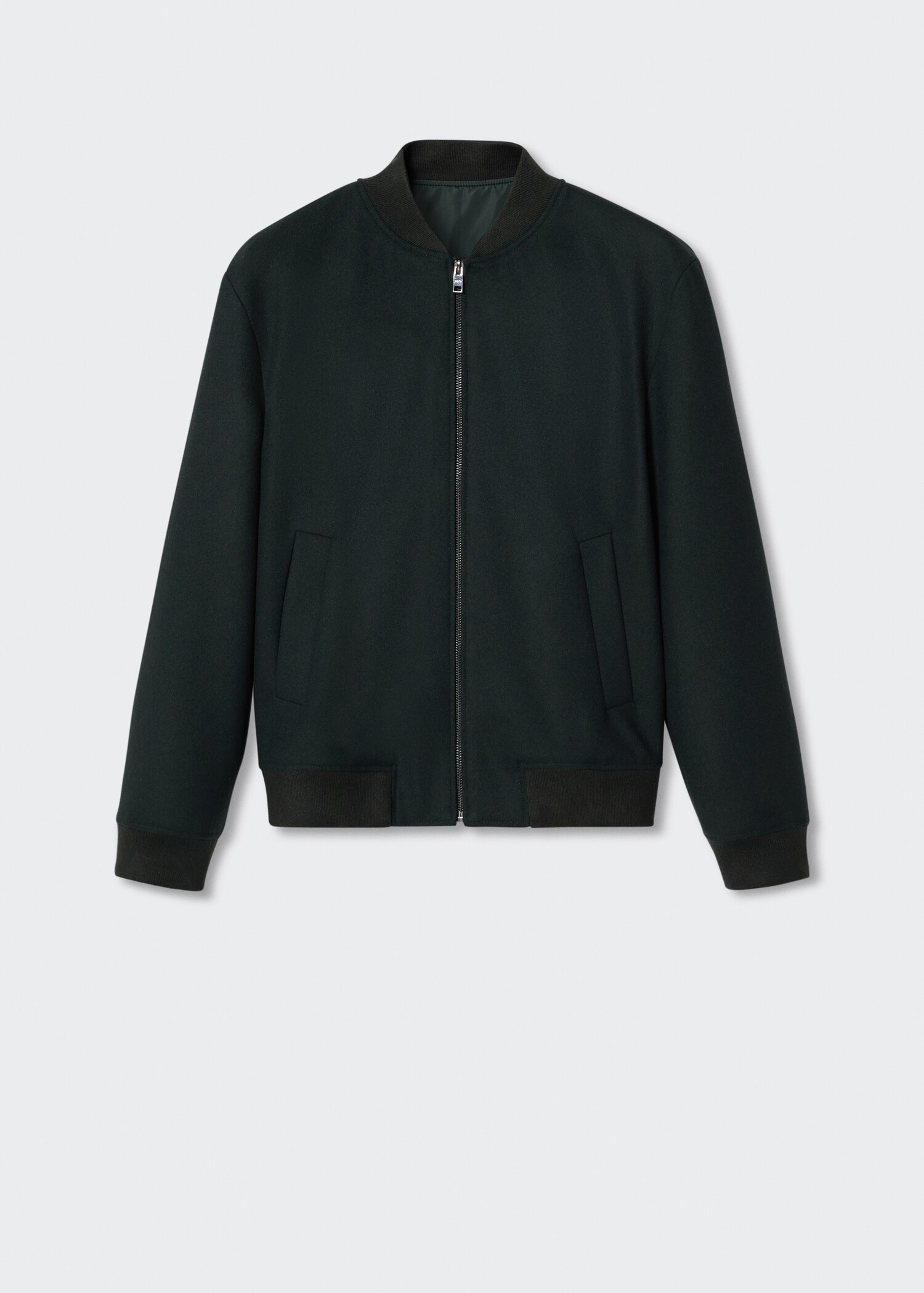Recycled wool bomber jacket - Article without model