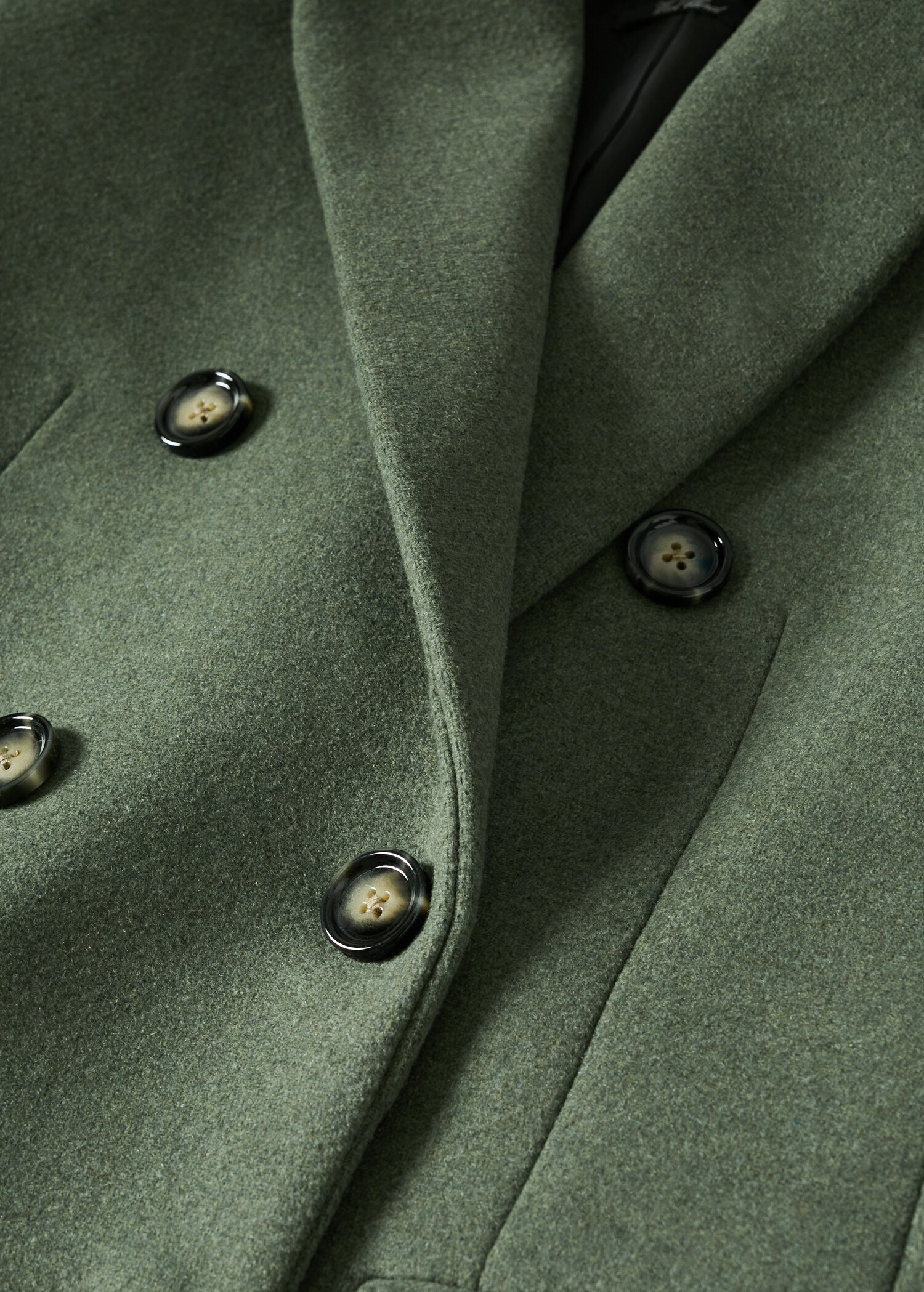 Wool double-breasted coat - Details of the article 8