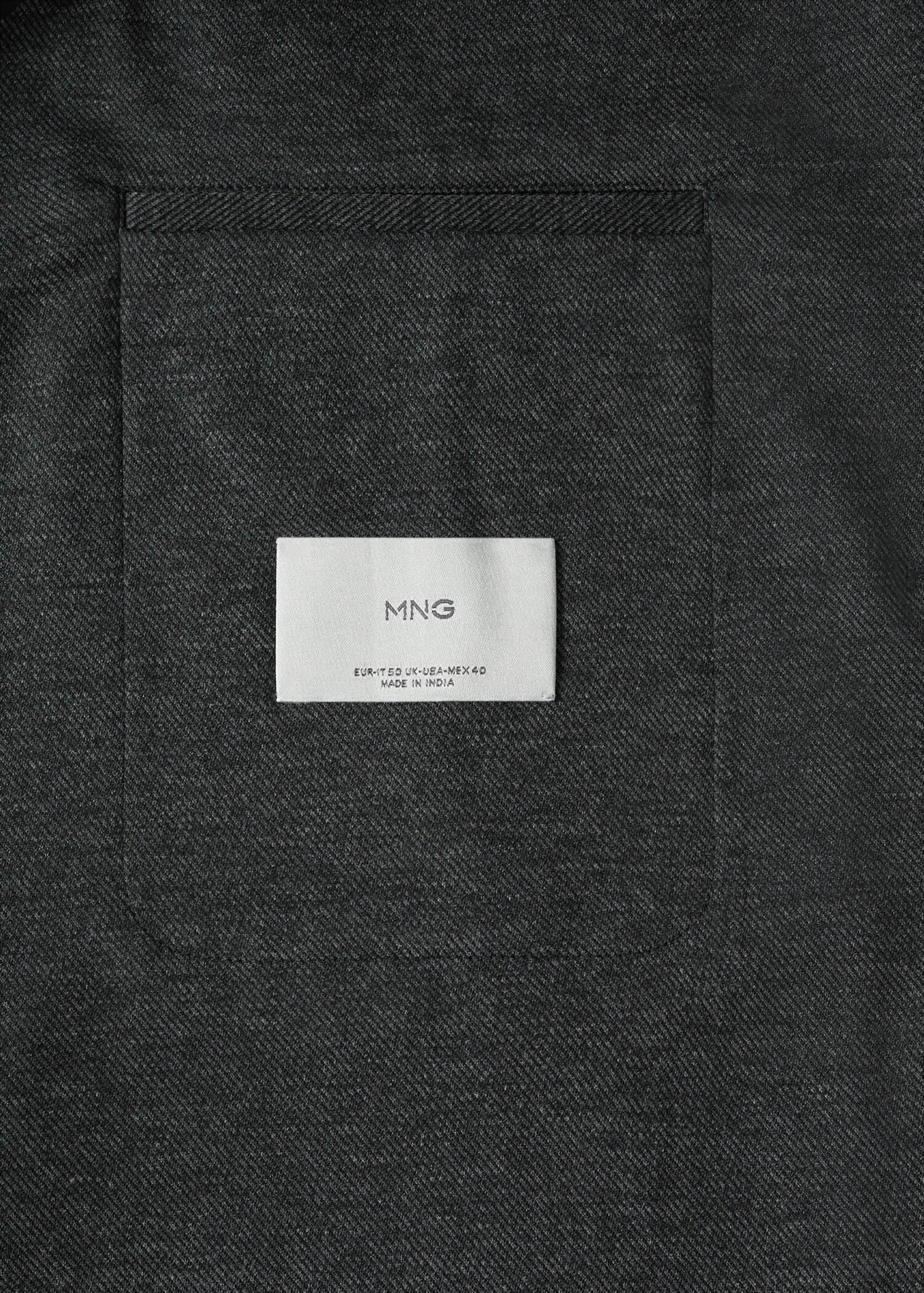 Strukturierter Baumwoll-Blazer - Detail des Artikels 8