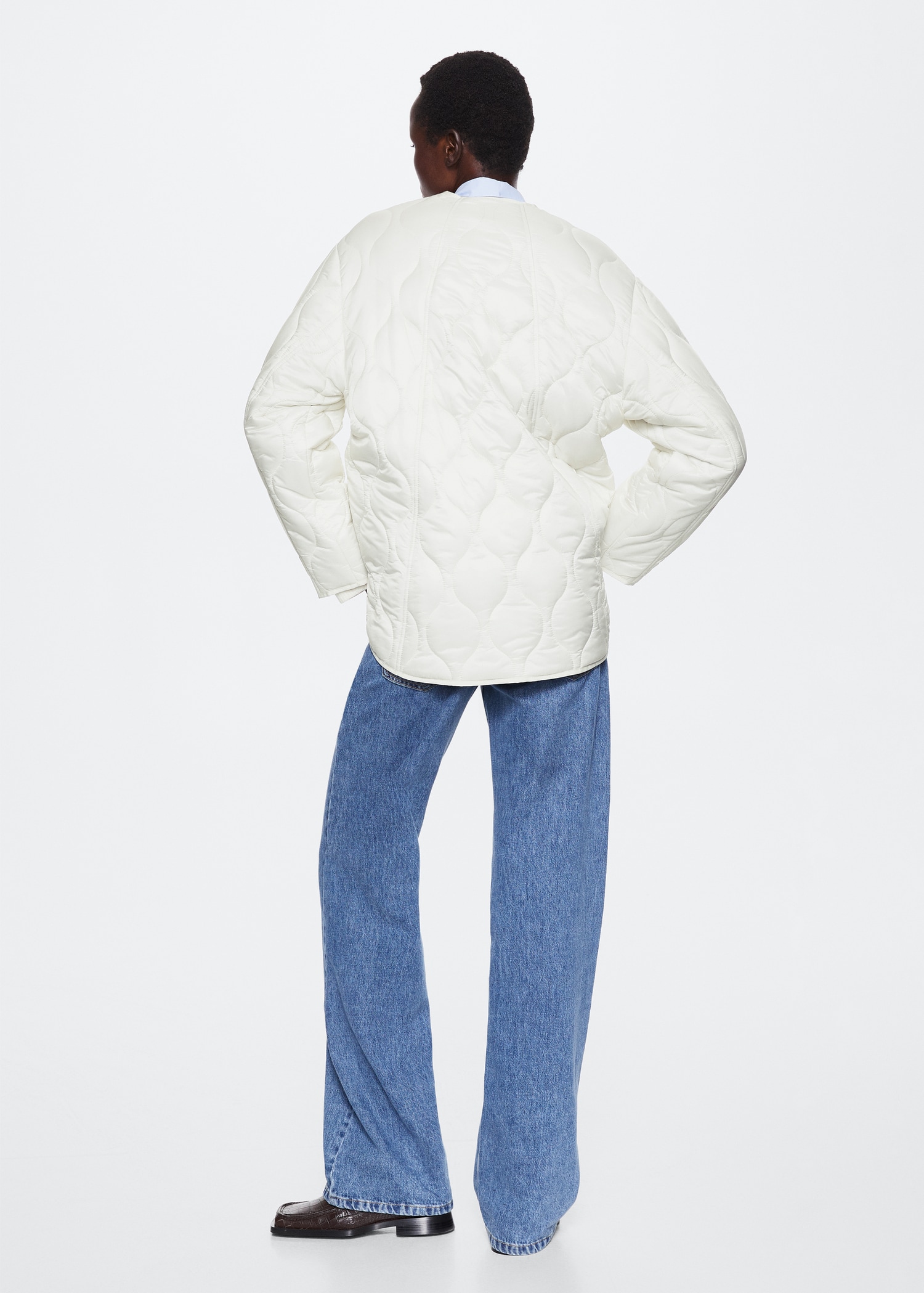 Anorak acolchado oversize - Reverso del artículo