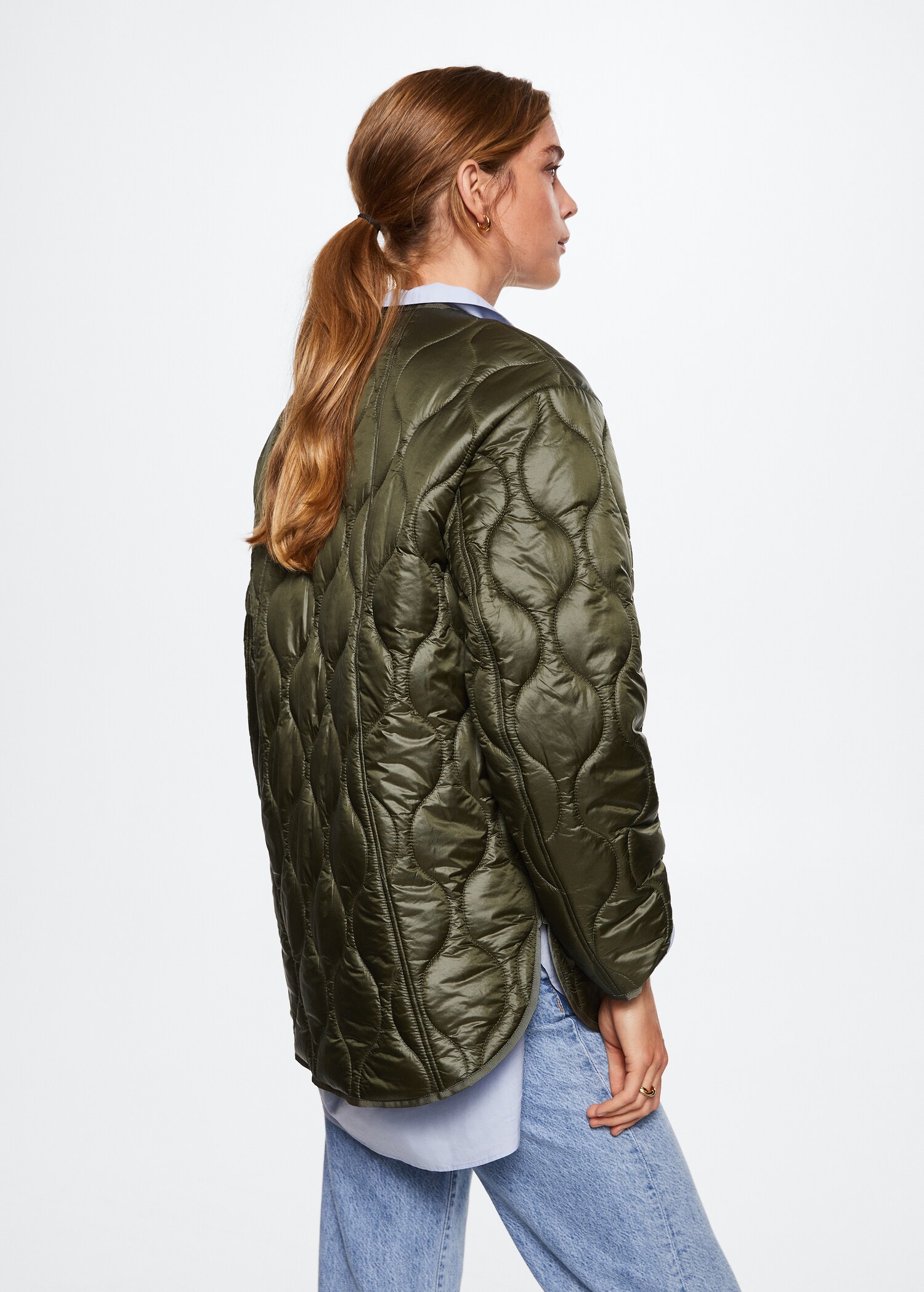 Anorak acolchado oversize - Reverso del artículo