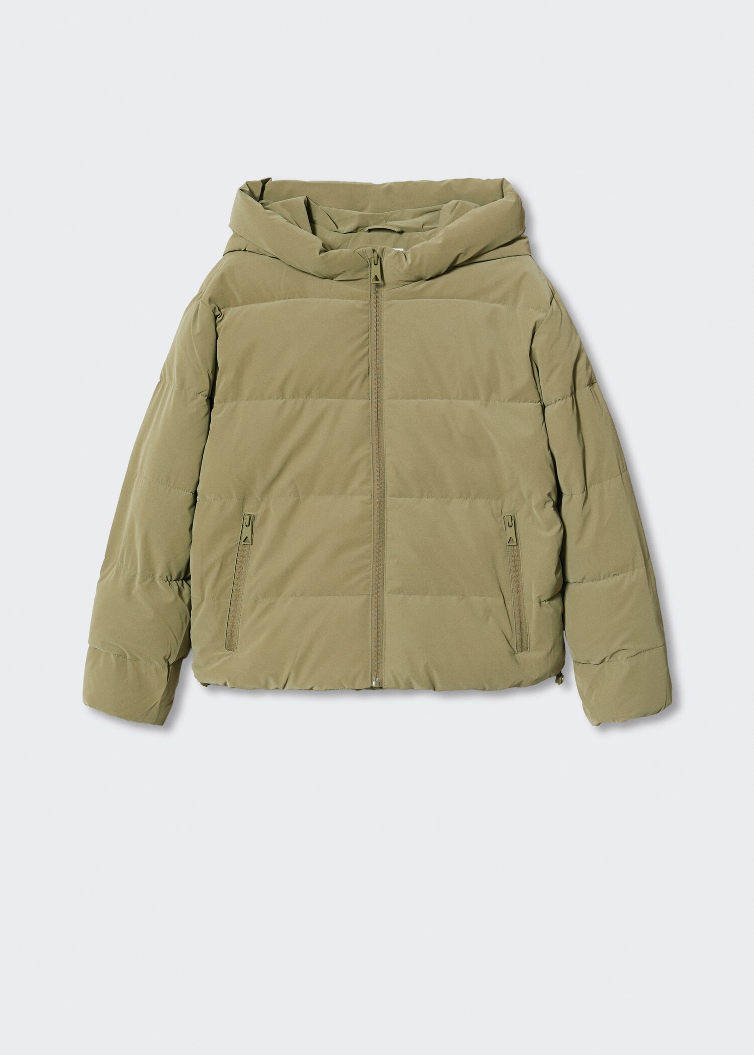 Side-zip quilted coat - Article without model