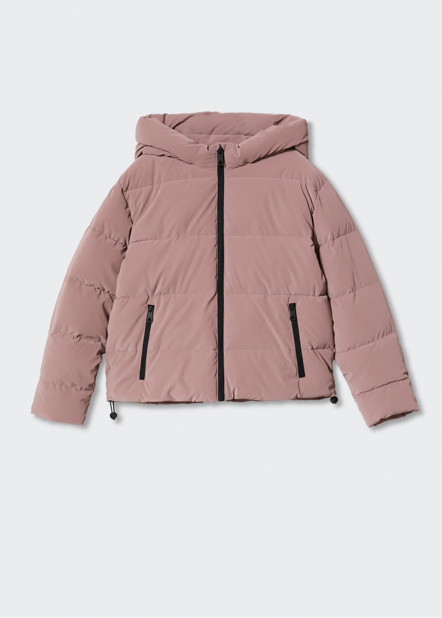 Side-zip quilted coat - Article without model