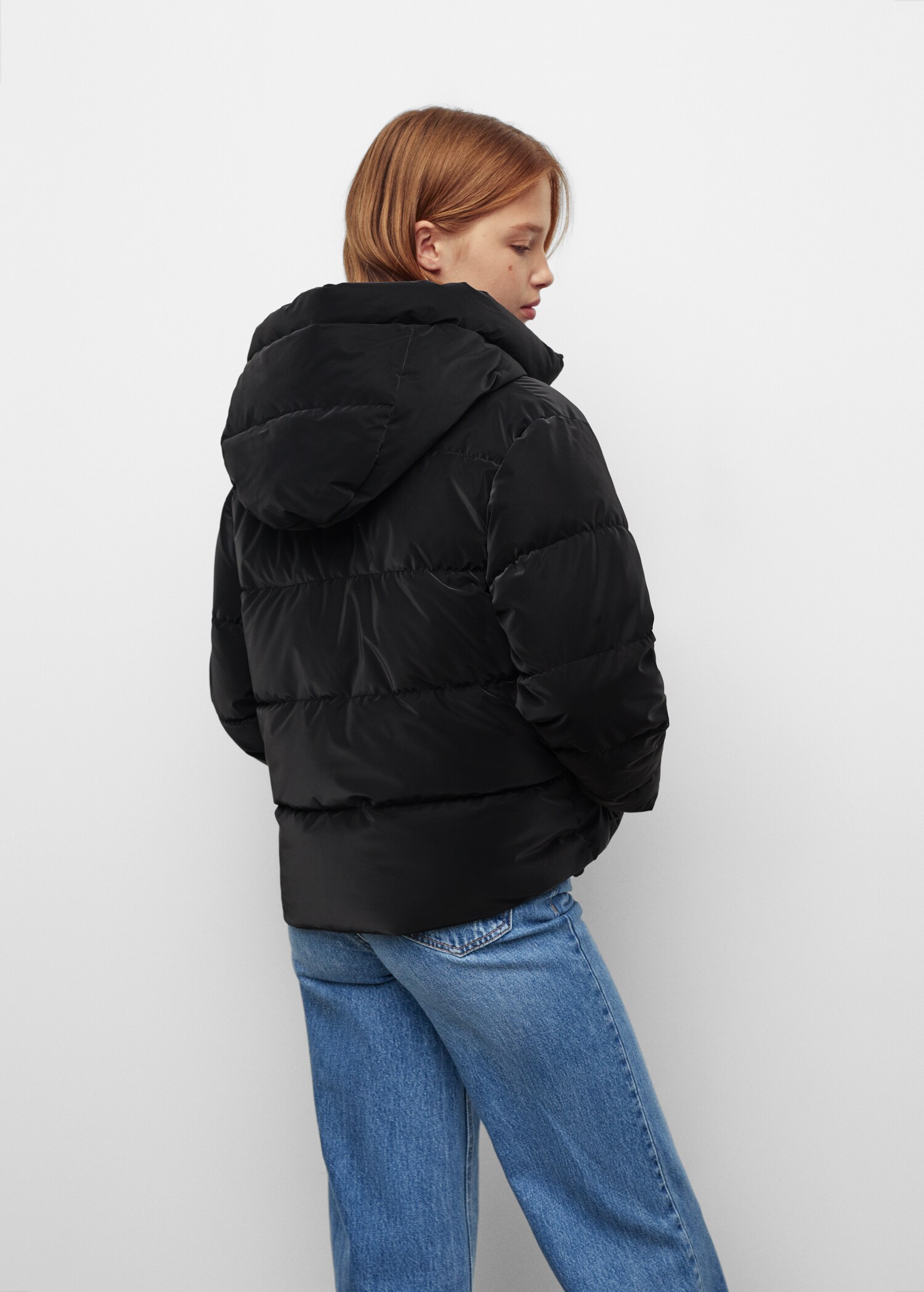 Steppanorak mit Zip - Rückseite des Artikels