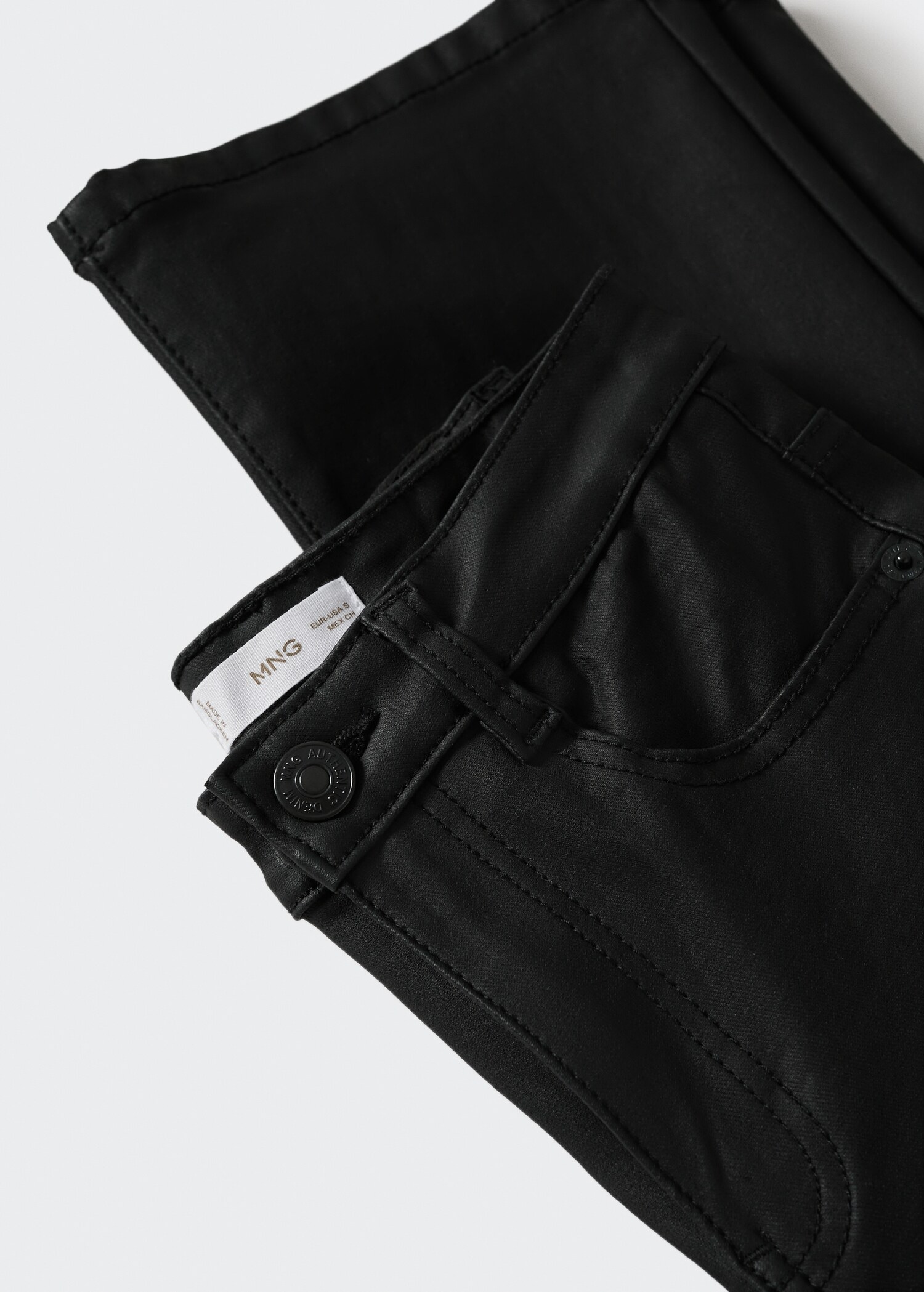 Παντελόνι skinny κερωμένο - Λεπτομέρεια του προϊόντος 8