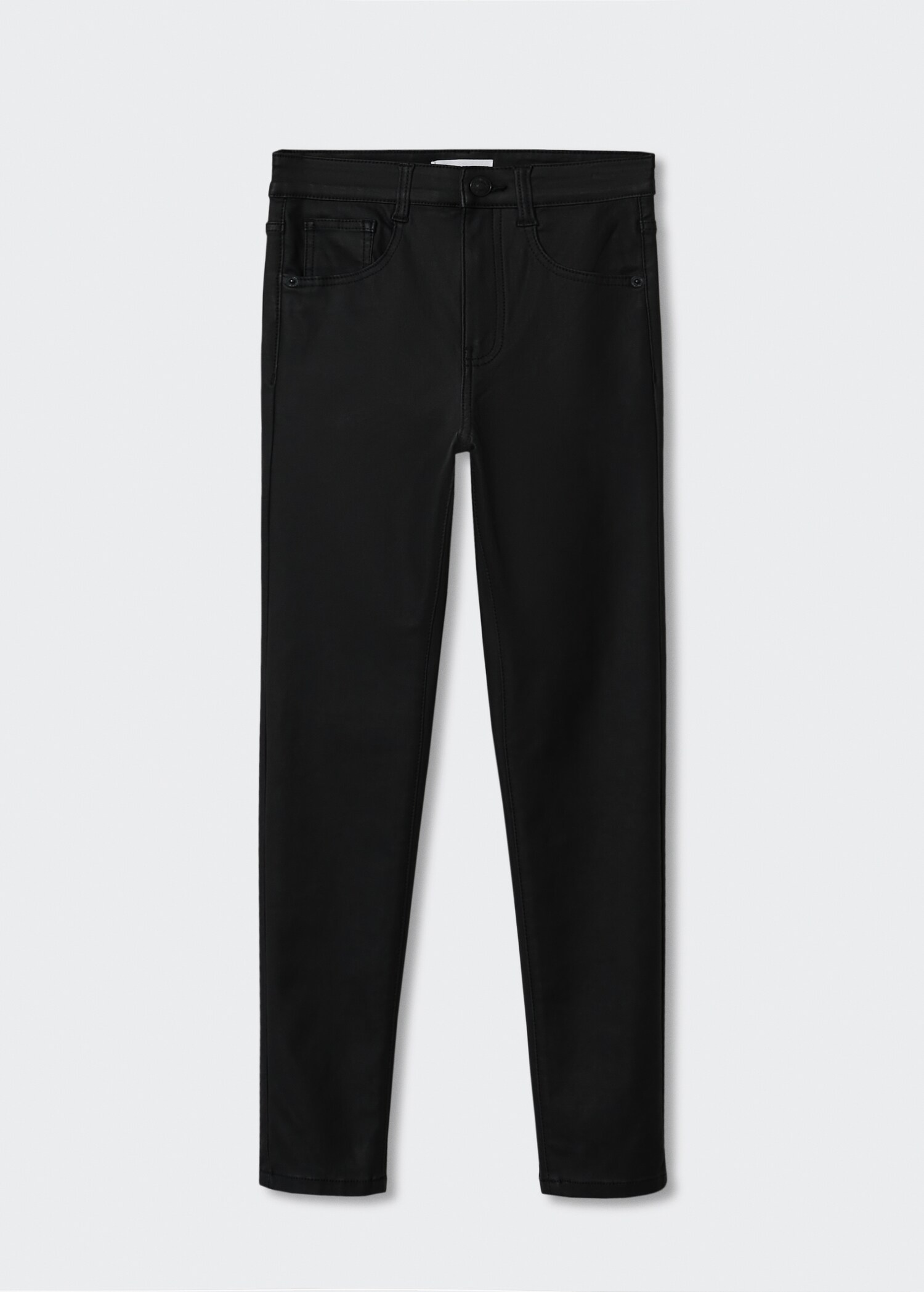 Leather-effect skinny trousers - Article without model