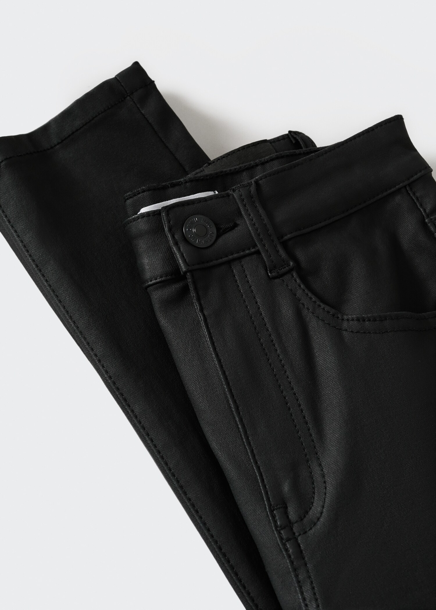 Leather-effect skinny trousers - Details of the article 8