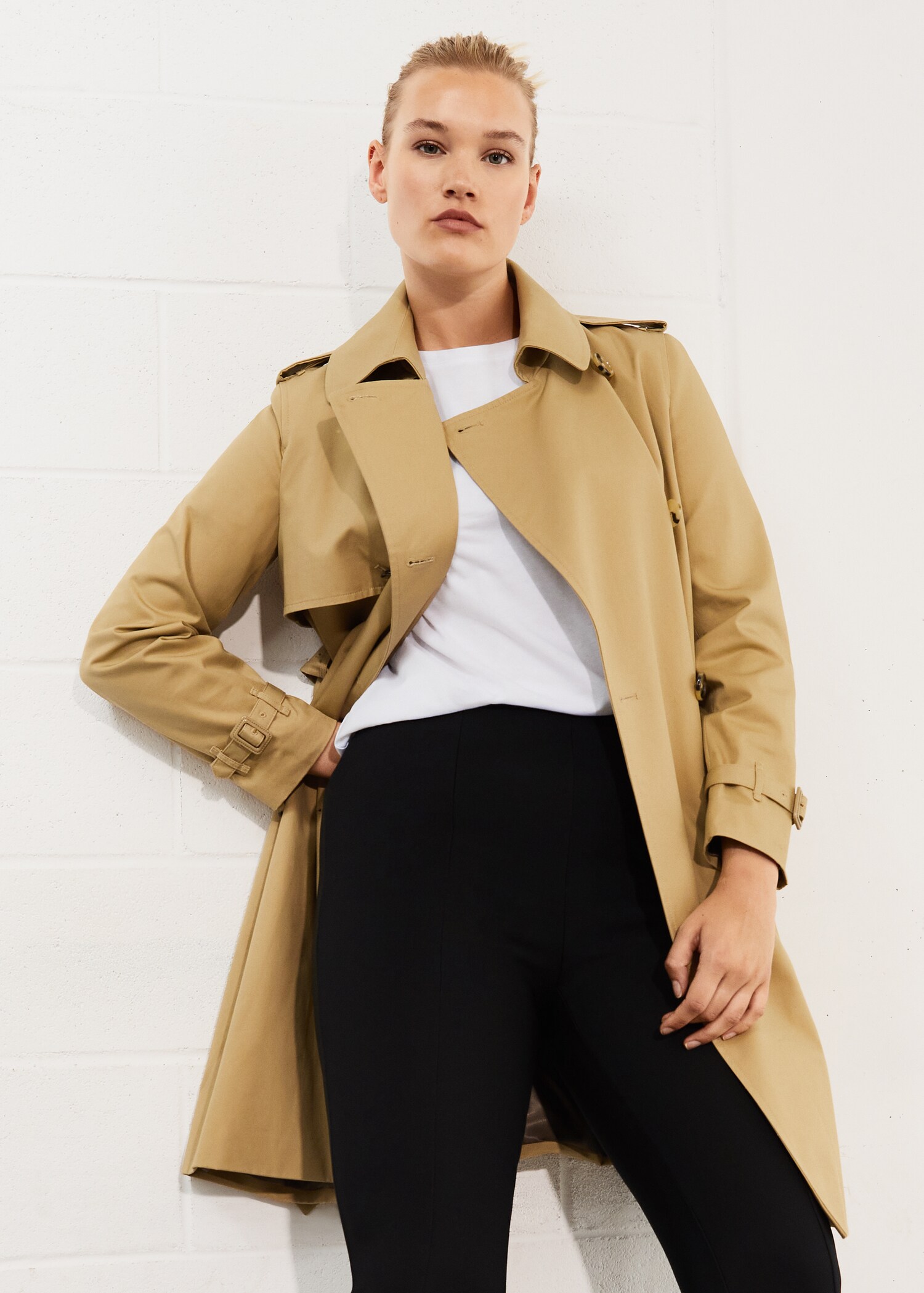Slit hem leggings - Details of the article 5