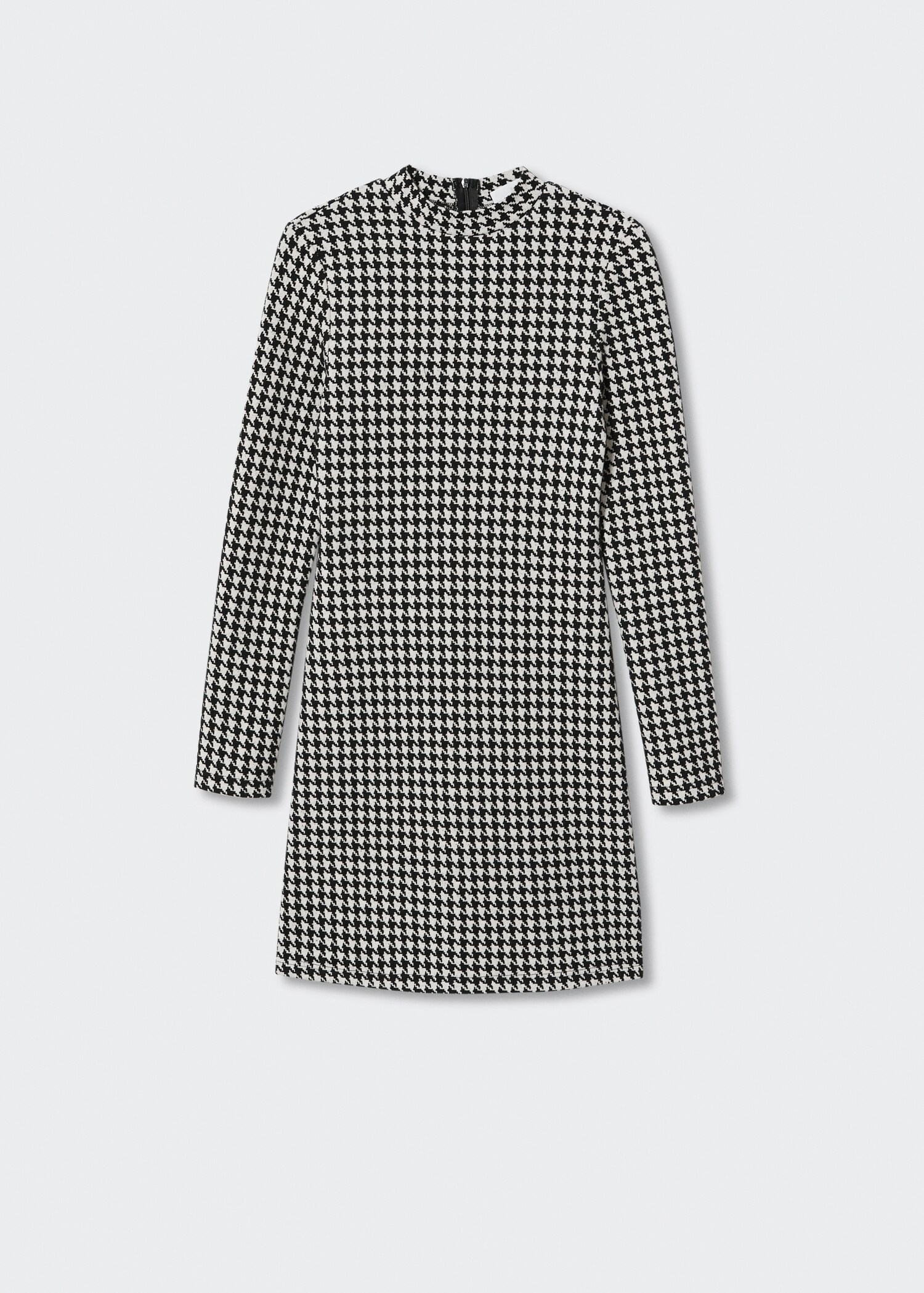 Jacquard houndstooth dress - Article without model