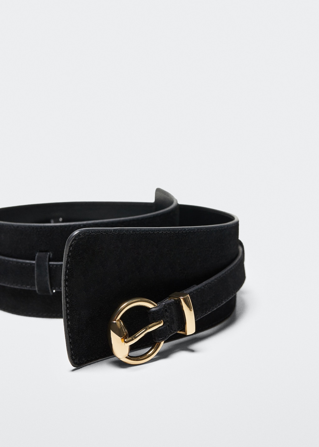 Ceinture large cuir Femme MANGO Niger