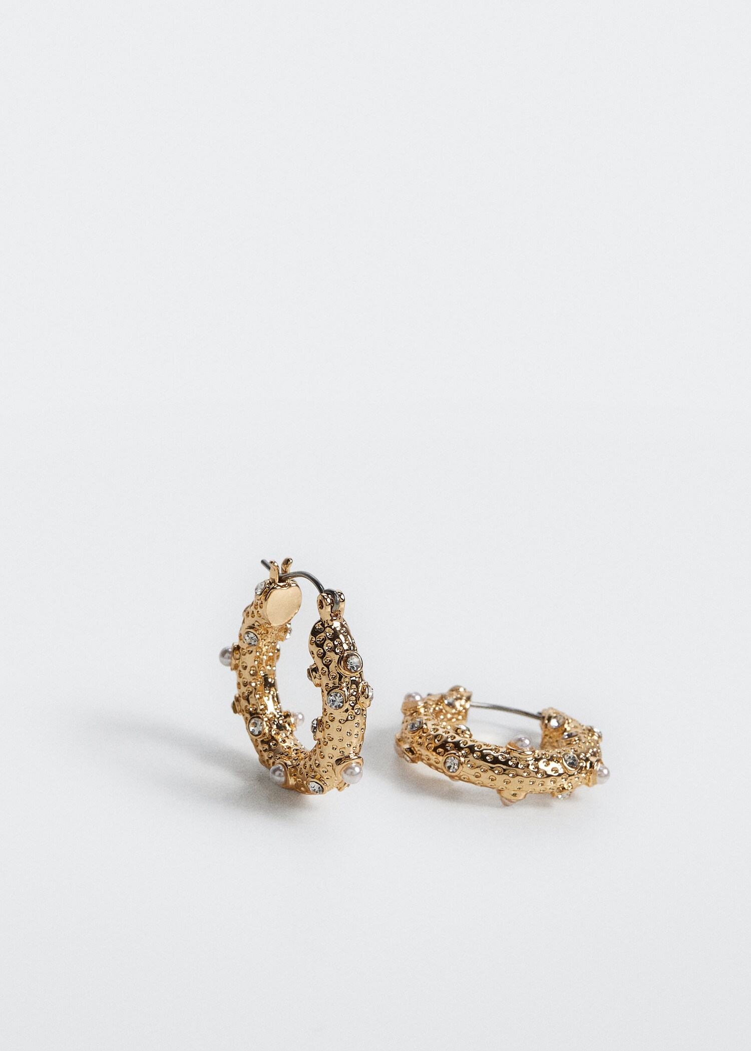 Pendientes aros textura - Plano medio