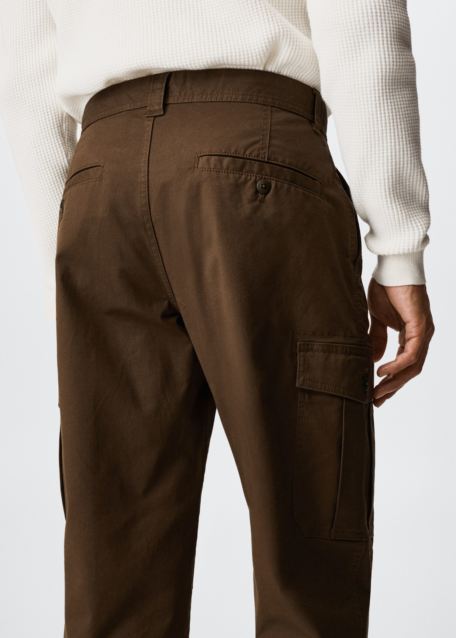 Cotton cargo trousers - Details of the article 3
