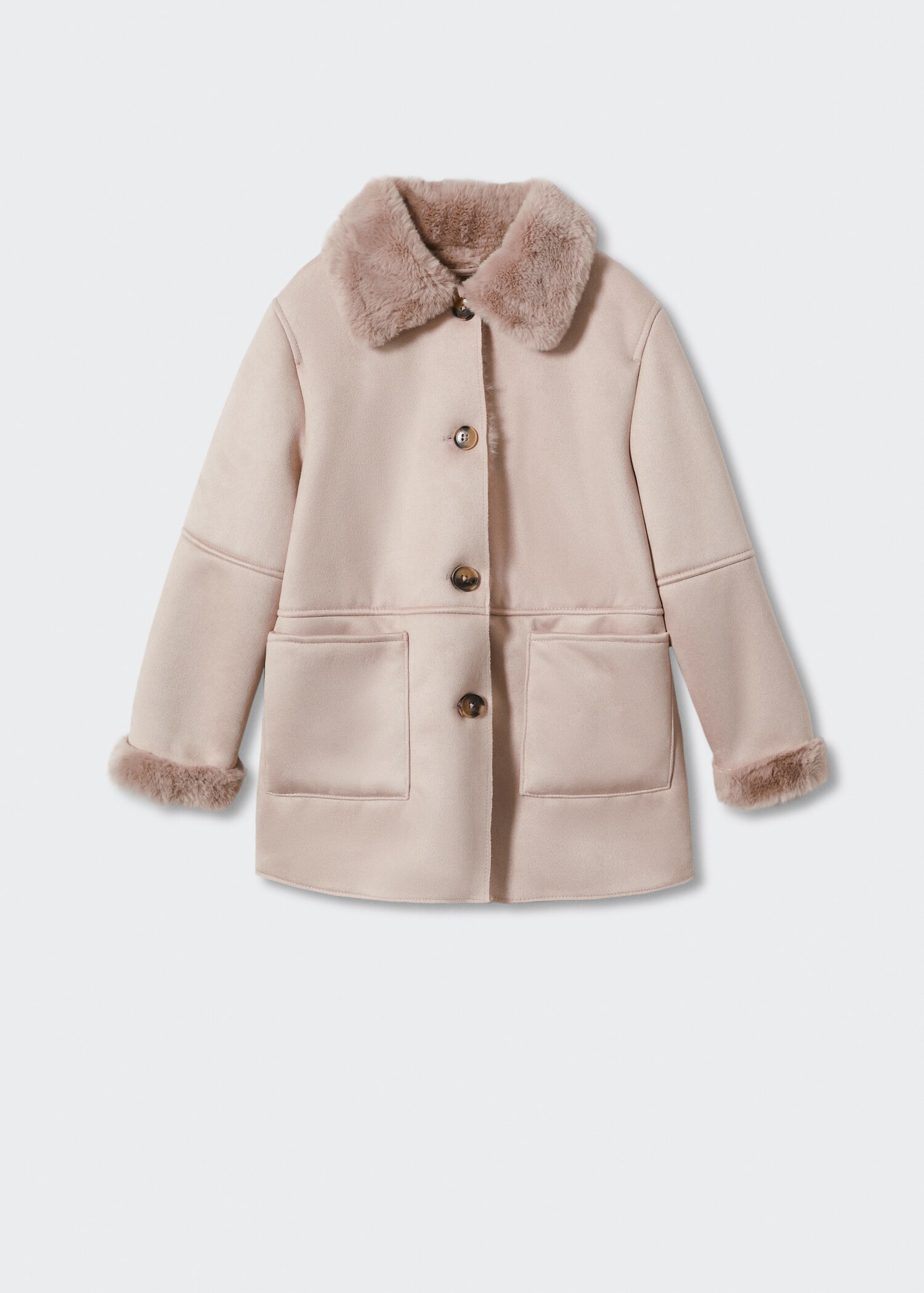Fur-effect inner coat - Article without model