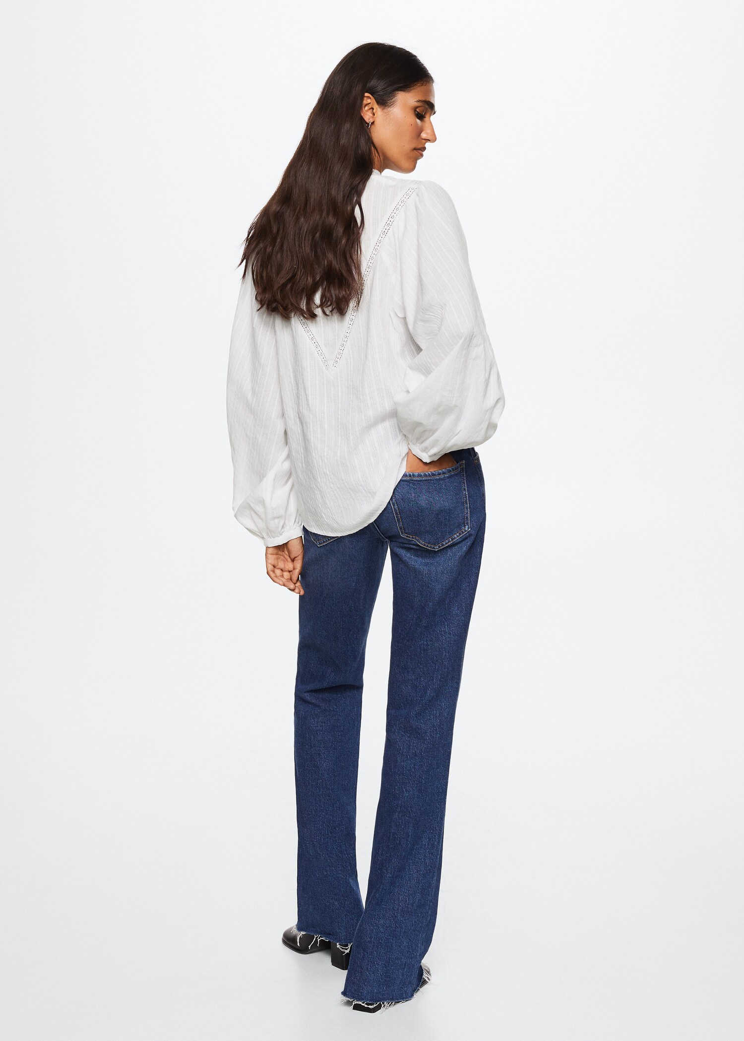 Blusa algodón bordados - Reverso del artículo