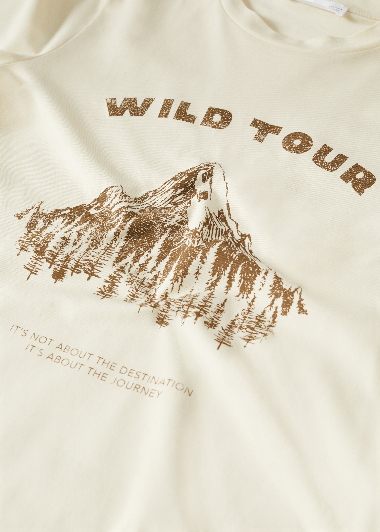 Printed message T-shirt - Details of the article 8
