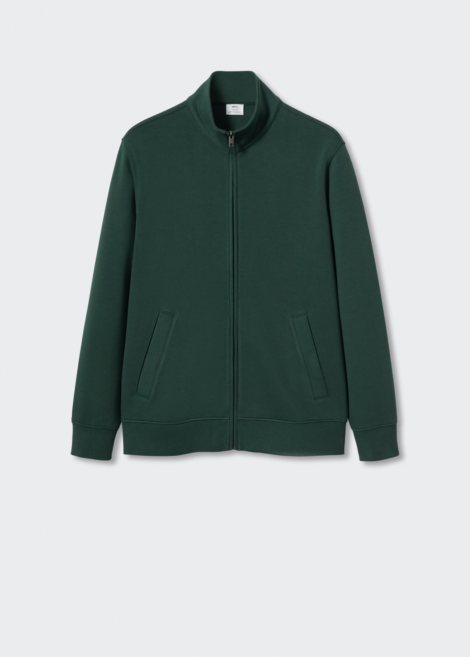 Baumwoll-Sweatshirt mit Reißverschluss - Artikel ohne Model