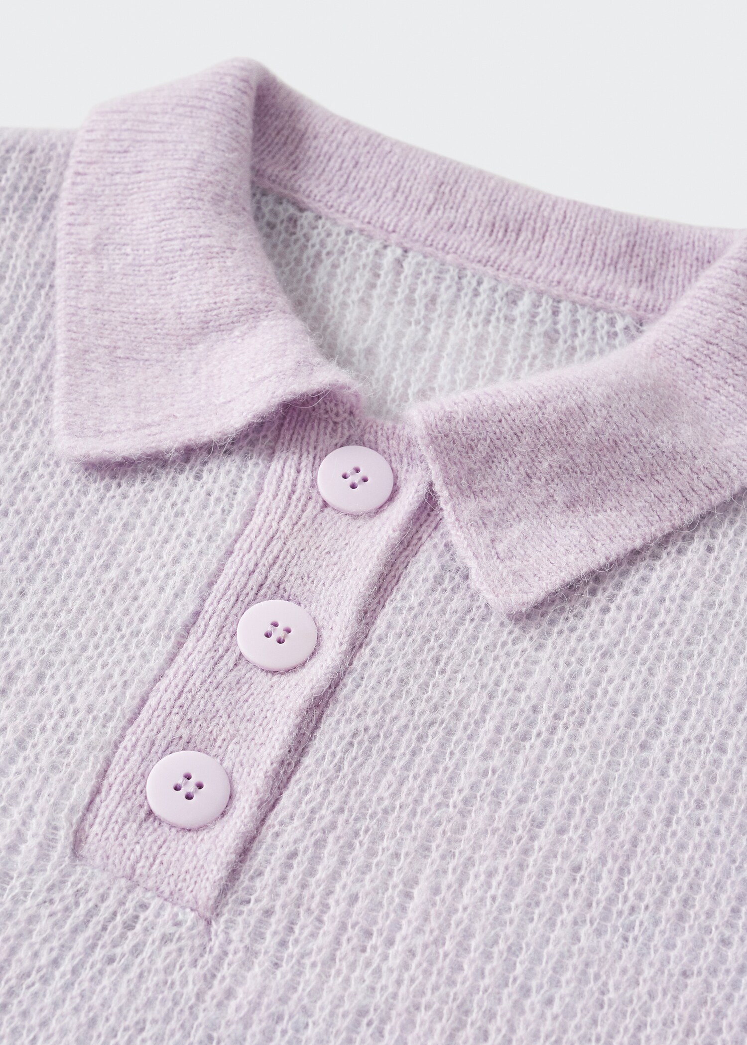 Camisola de malha com gola de polo - Pormenor do artigo 8