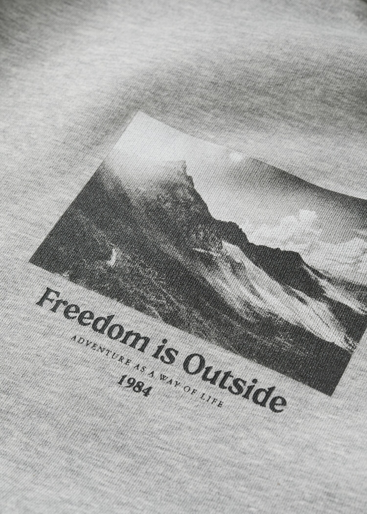 Sudadera algodón estampada - Detalle del artículo 8