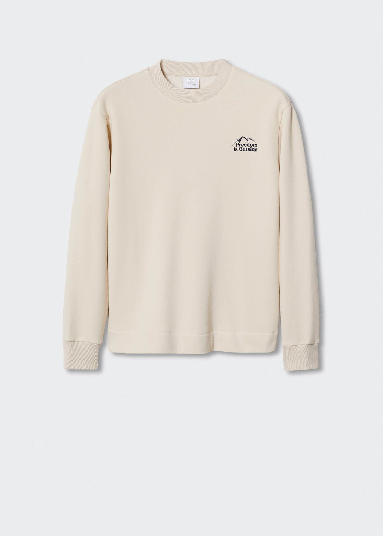 Printed cotton sweatshirt - Article without model