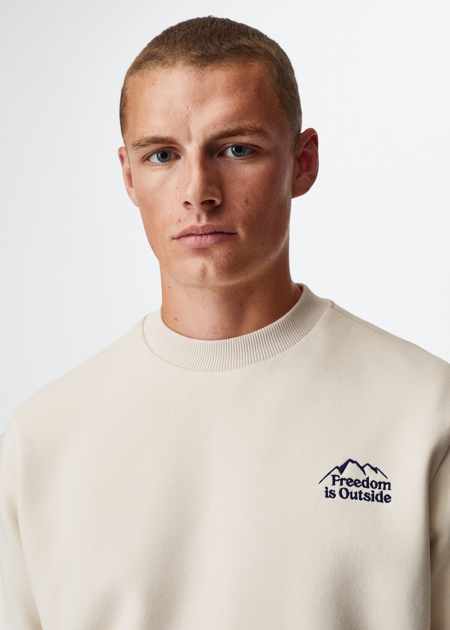 Printed cotton sweatshirt - Details of the article 4