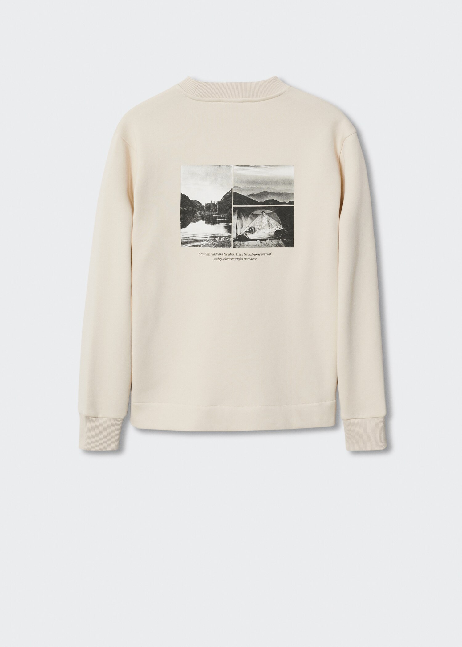 Printed cotton sweatshirt - Details of the article 8