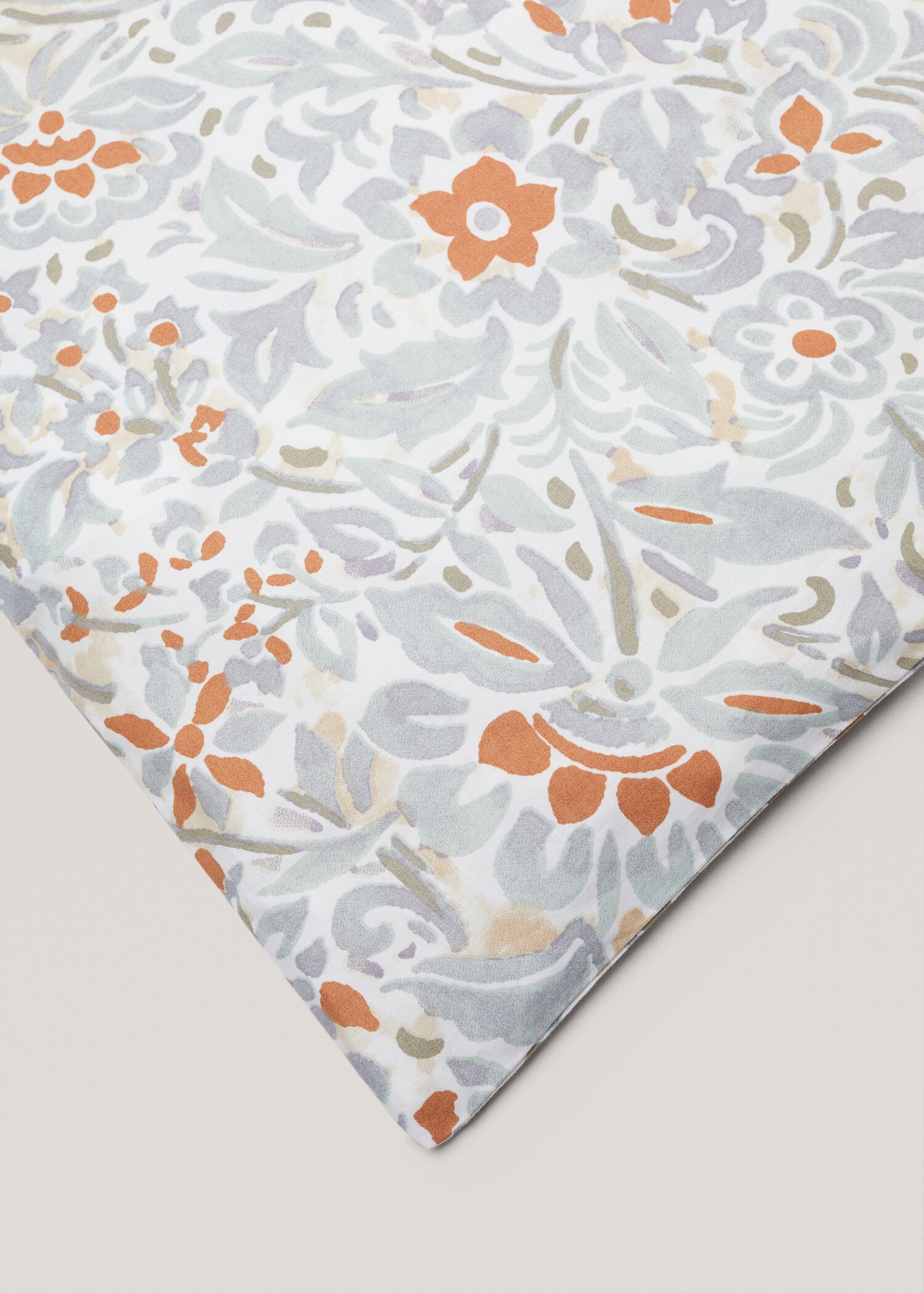 Bettbezug mit Blumenprint für 150/160 cm Bett - Detail des Artikels 1