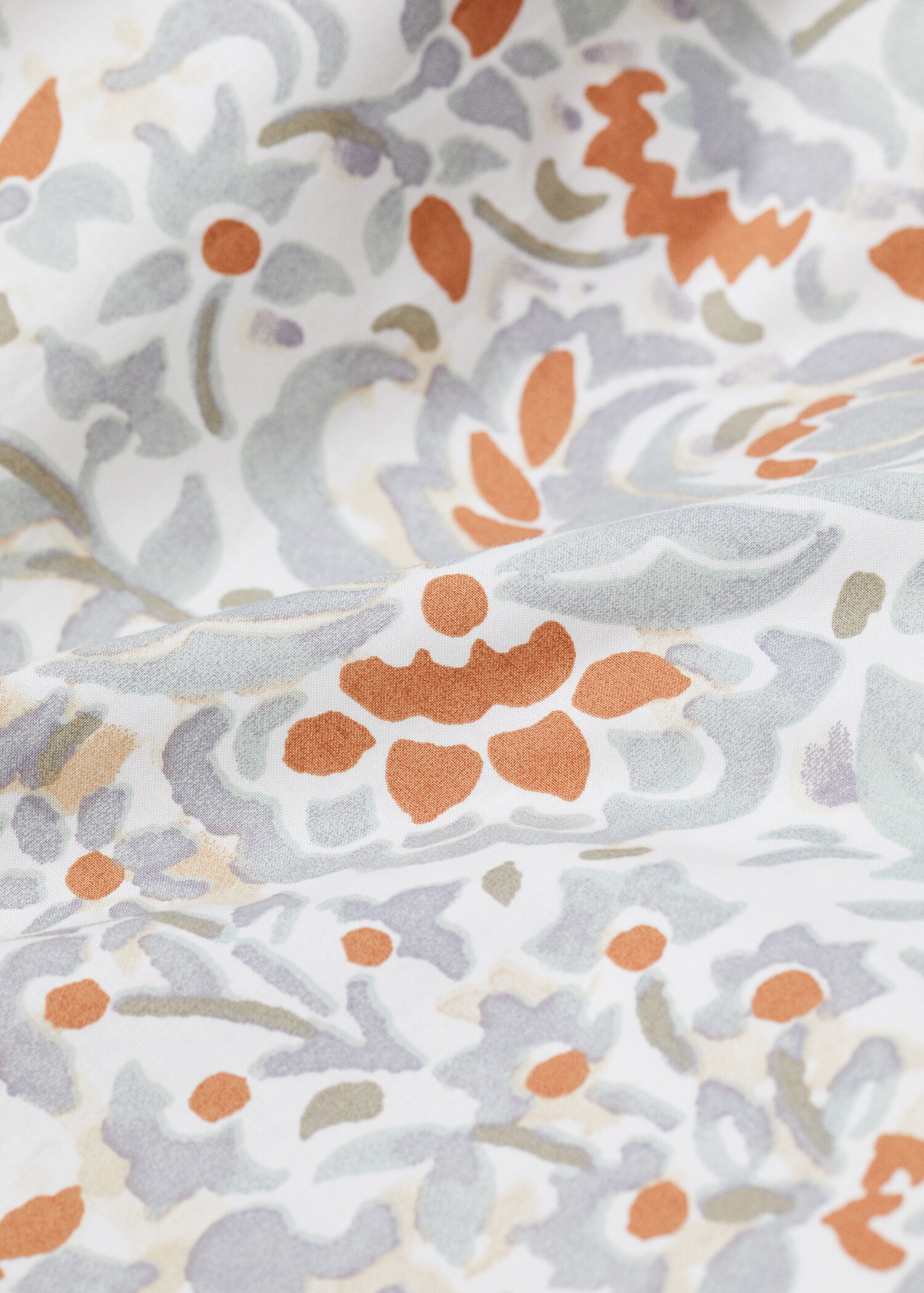 Bettbezug mit Blumenprint für 150/160 cm Bett - Detail des Artikels 4