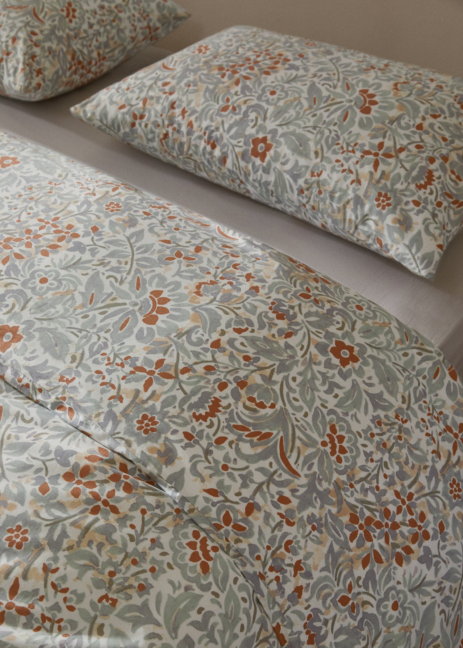 Bettbezug mit Blumenprint für 150/160 cm Bett - Detail des Artikels 7