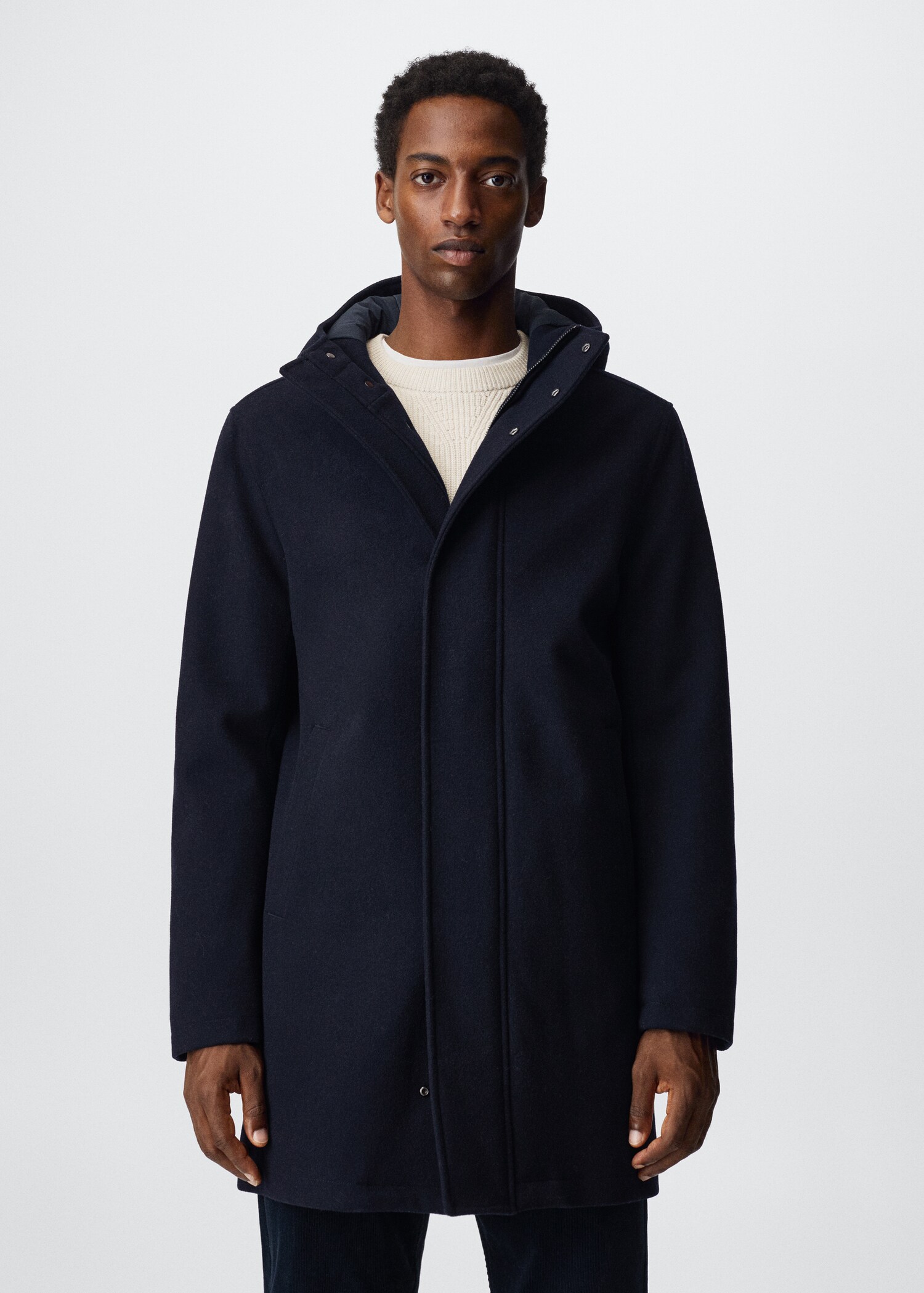 Recycled wool parka - Medium plane