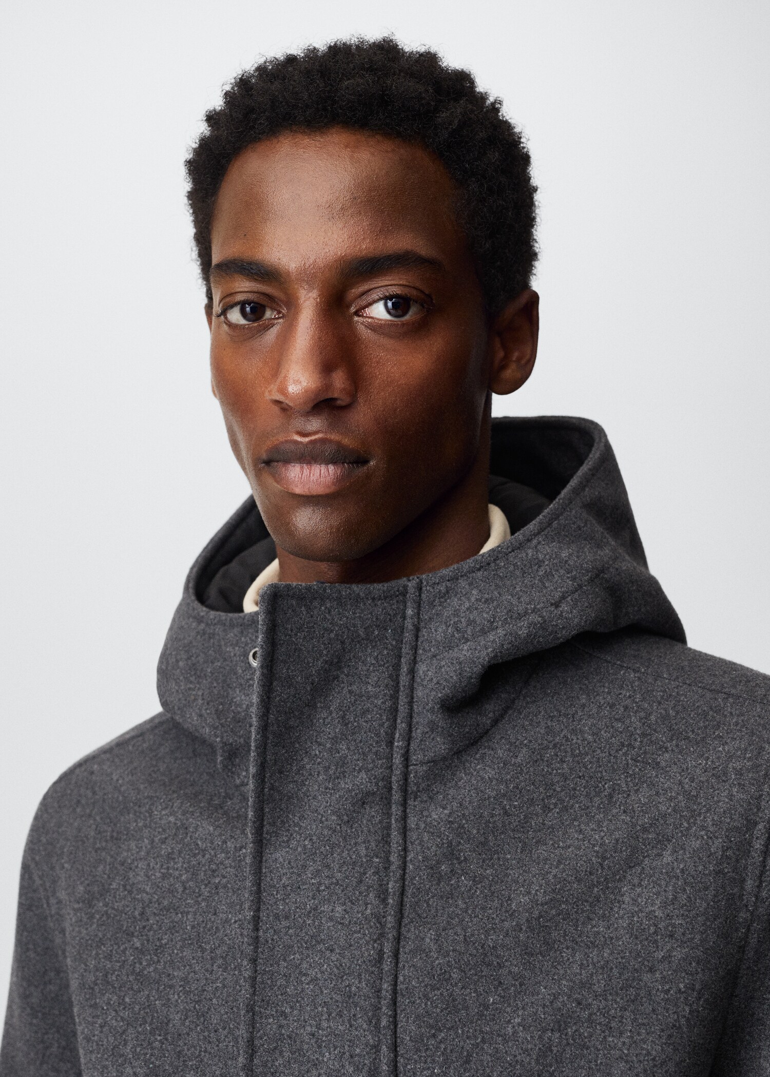 Recycled wool parka - Details of the article 1
