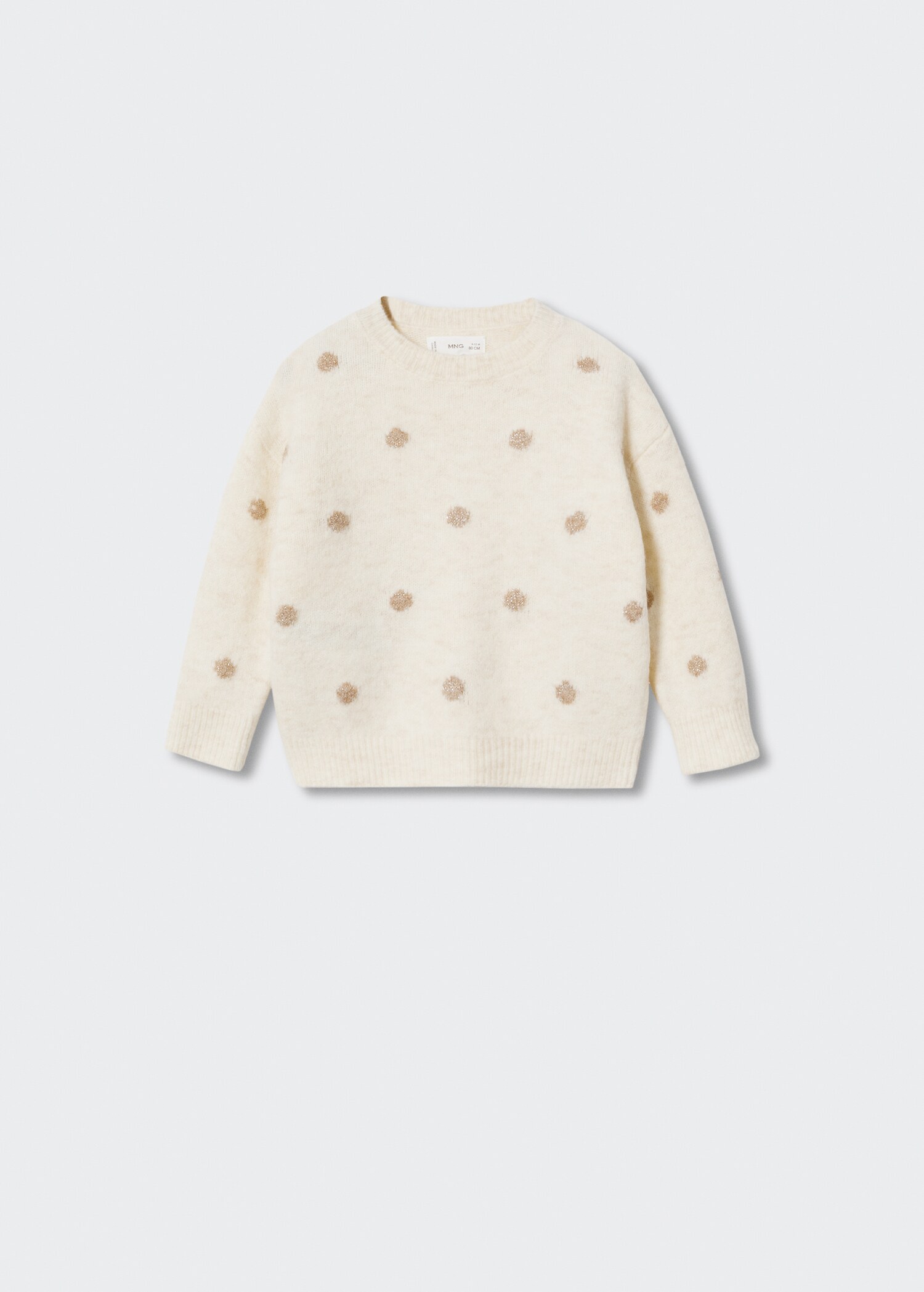 Polka dots knit dress - Article without model