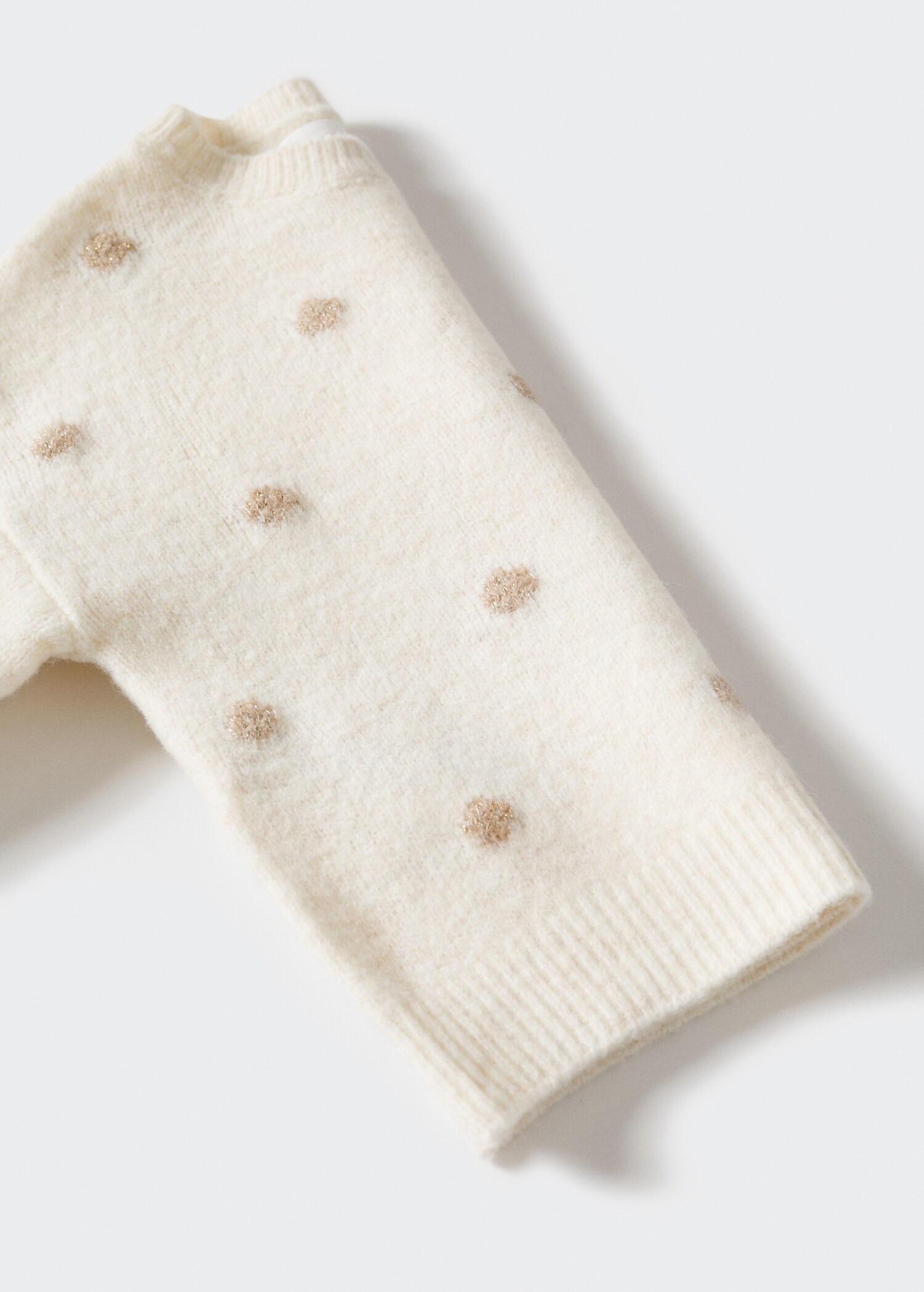 Polka dots knit dress - Details of the article 7