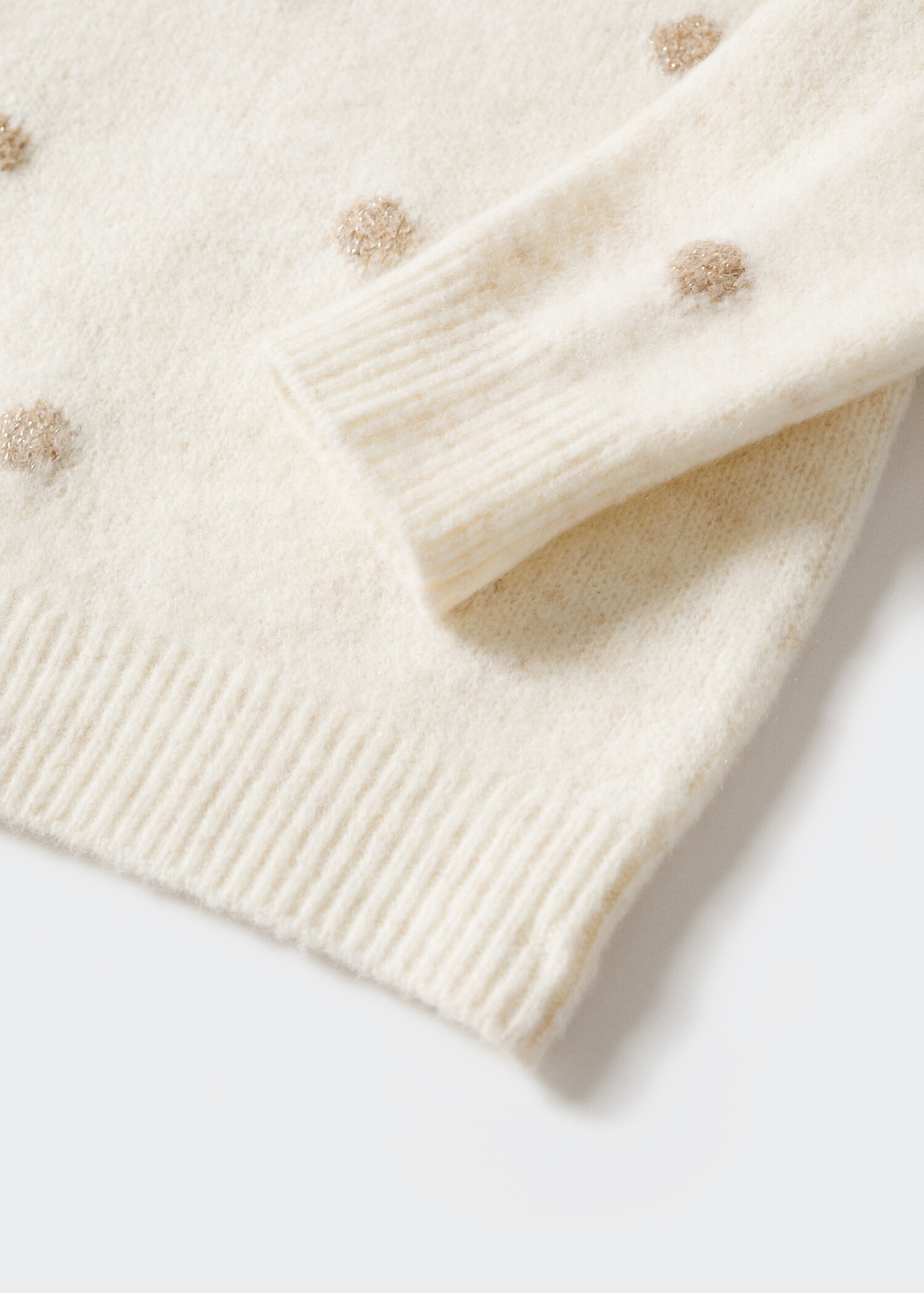 Polka dots knit dress - Details of the article 8