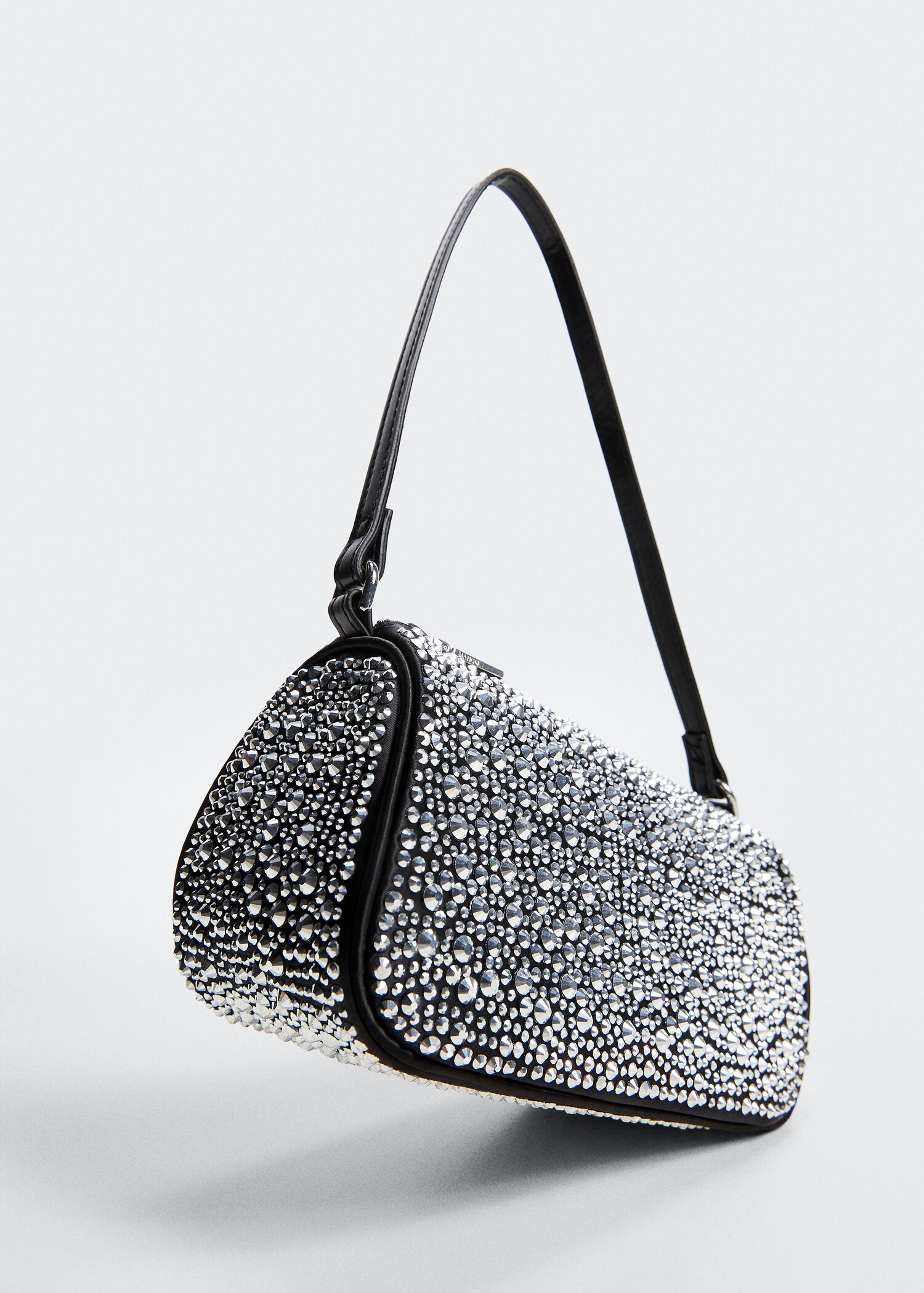 Schultertasche mit Strasssteinen - Mittlere Ansicht