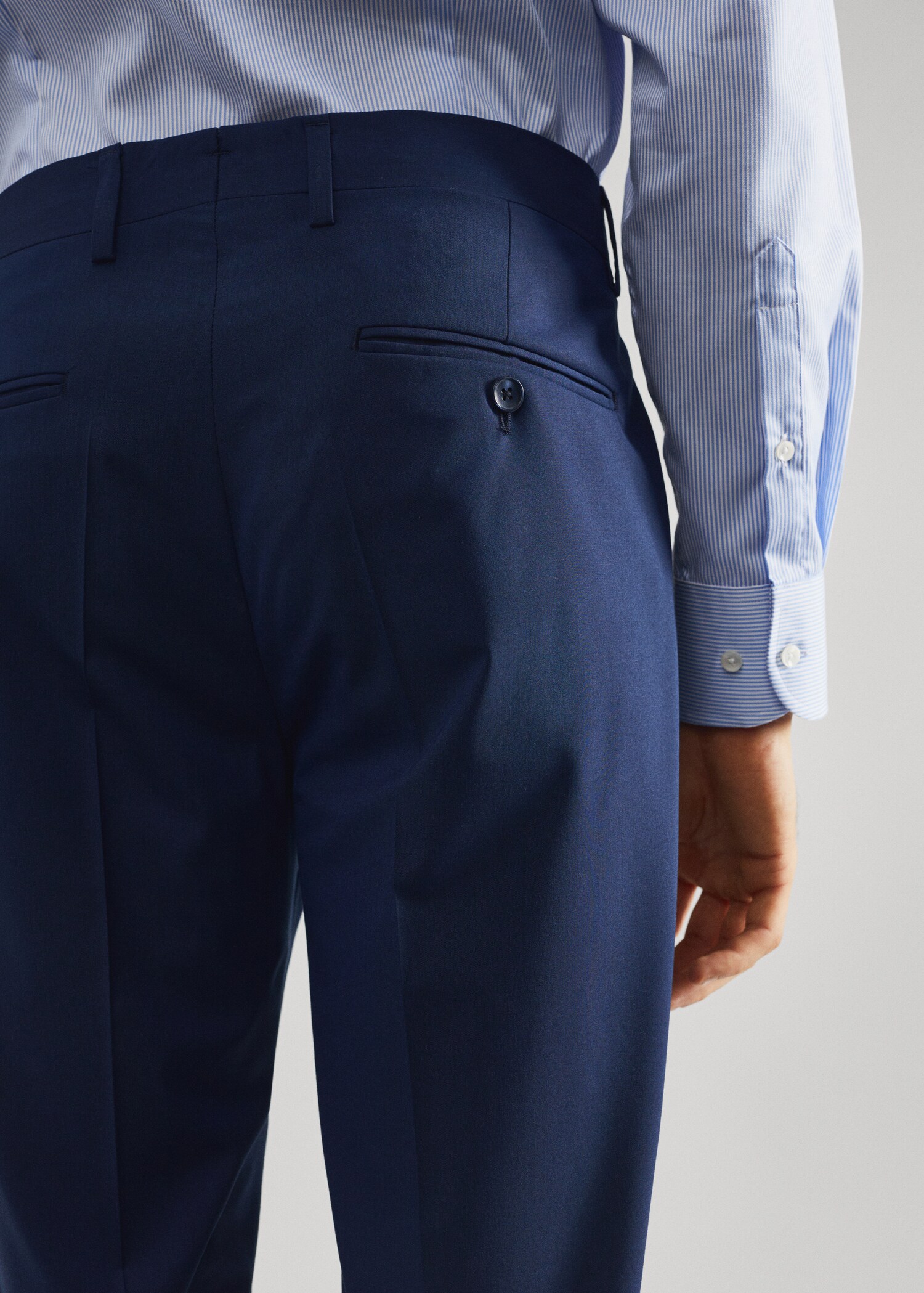 Spodnie garniturowe slim fit - Szczegóły artykułu 4