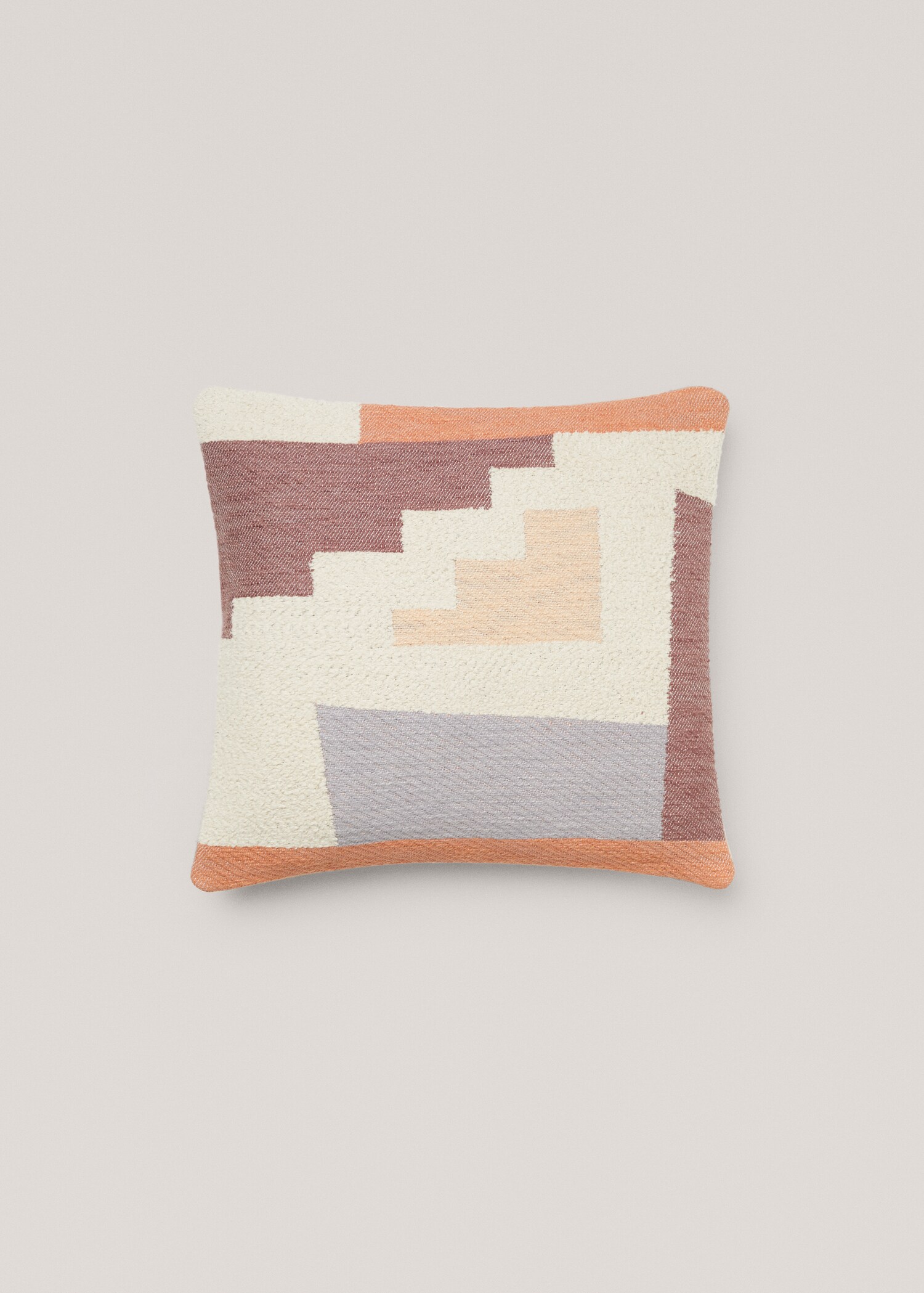 Kissenhülle mit geometrischem Design 50 x 50 cm - Artikel ohne Model