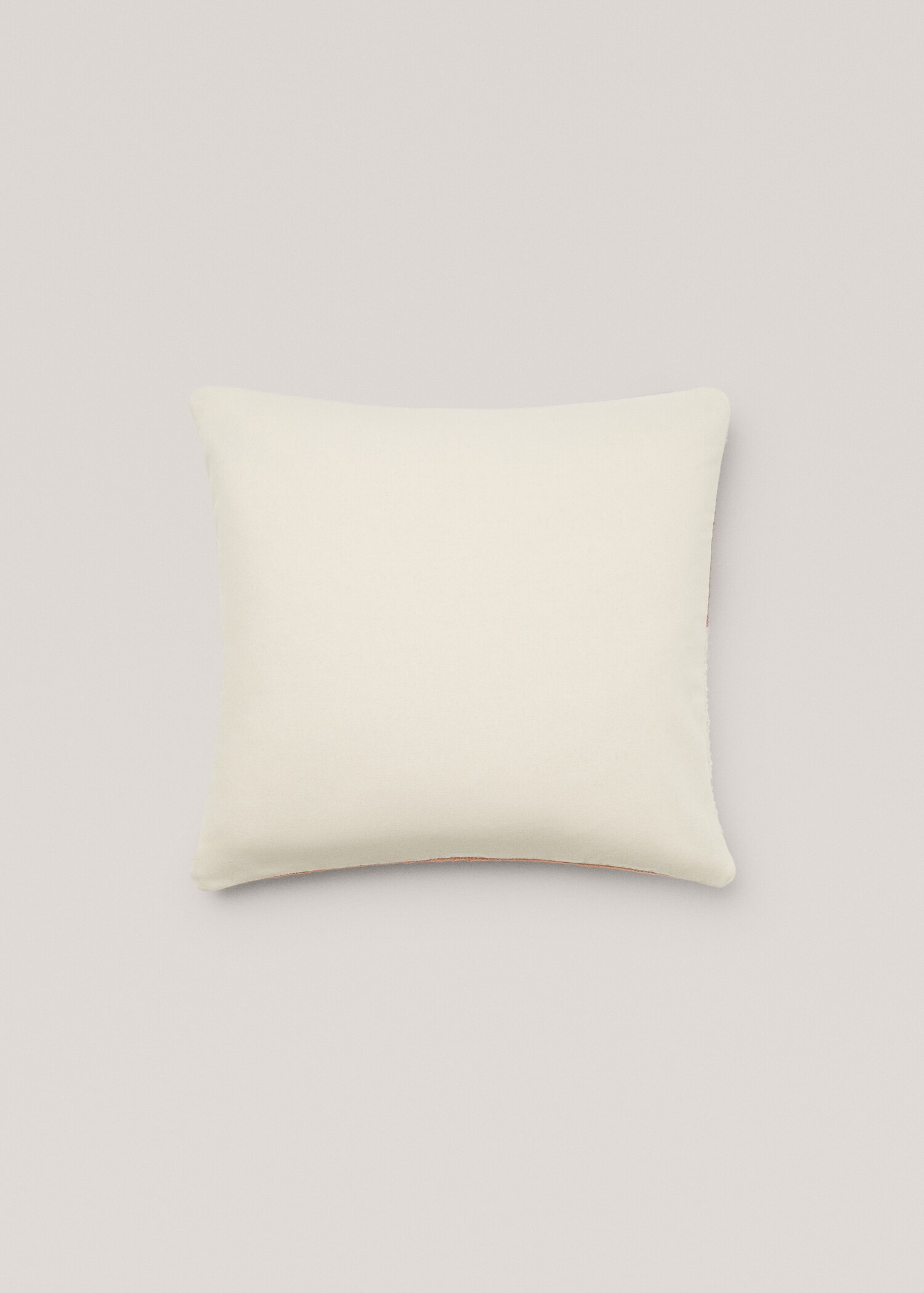 Kissenhülle mit geometrischem Design 50 x 50 cm - Rückseite des Artikels
