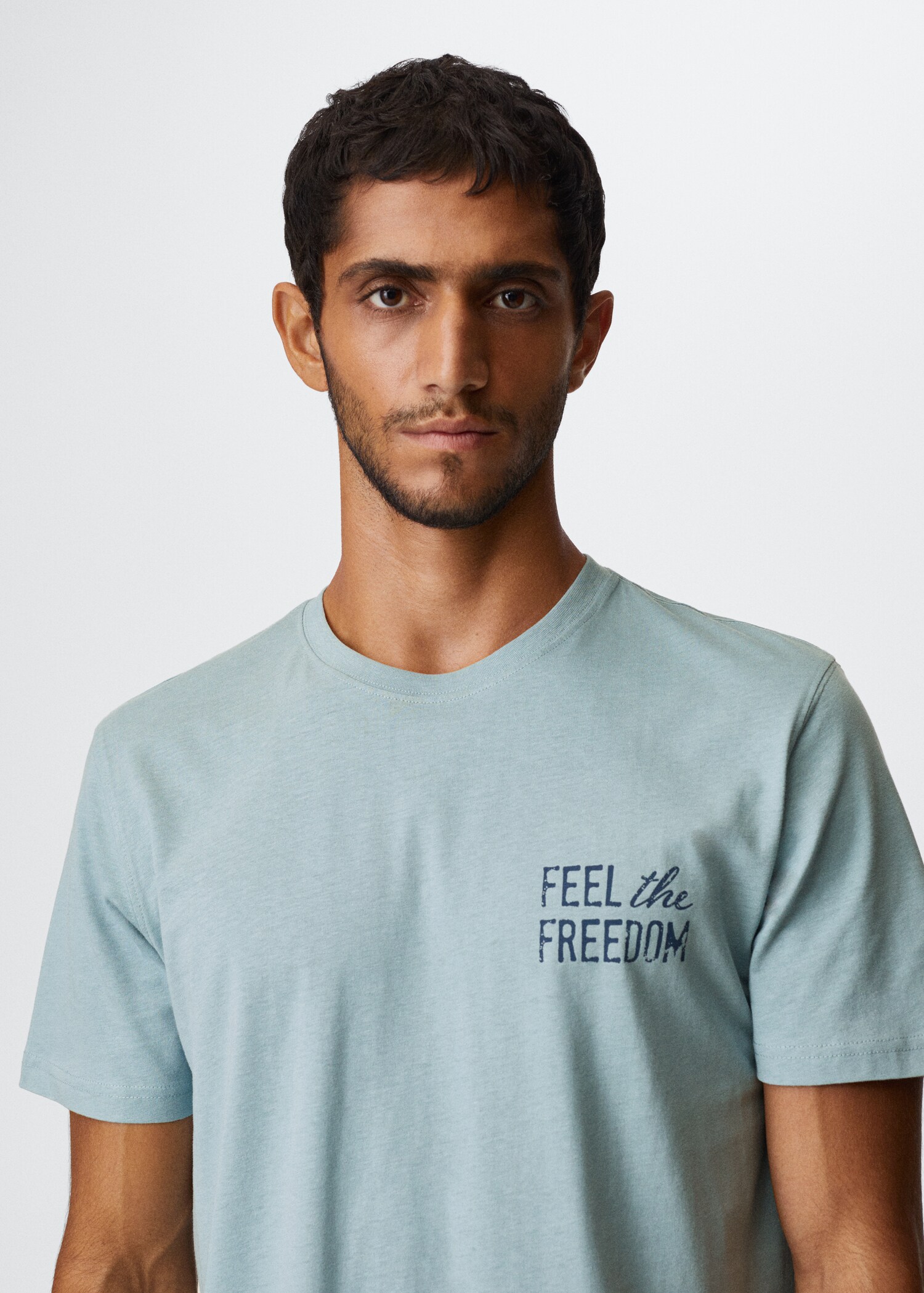 Printed cotton-blend T-shirt - Details of the article 4