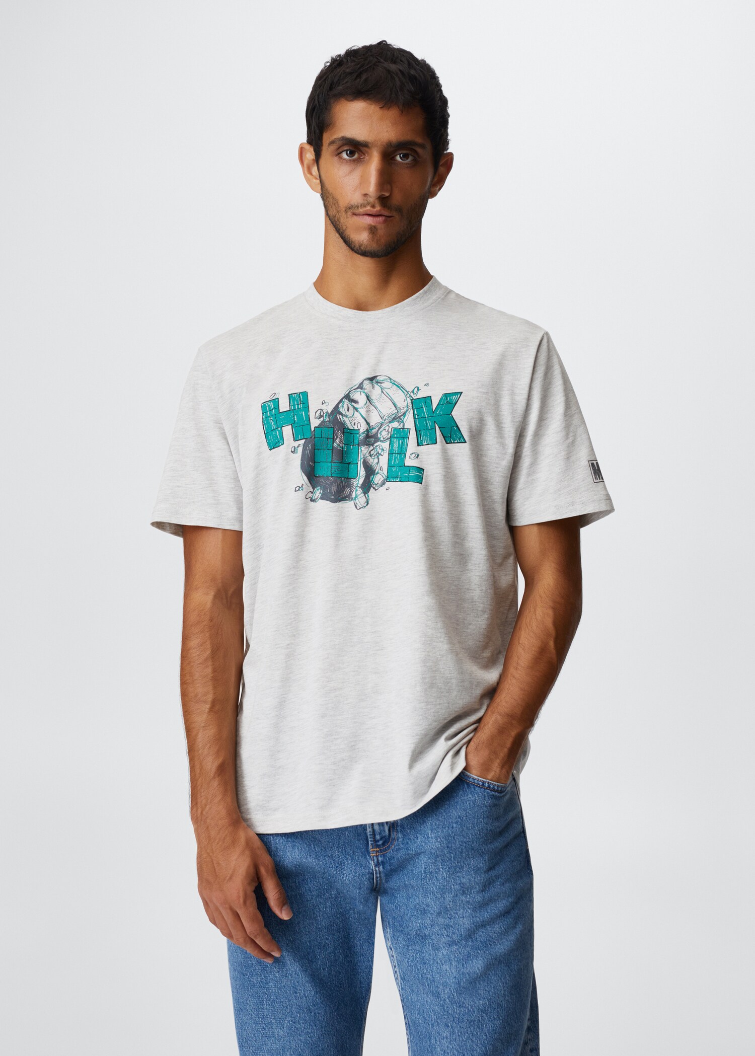 Camiseta algodón Marvel - Plano medio