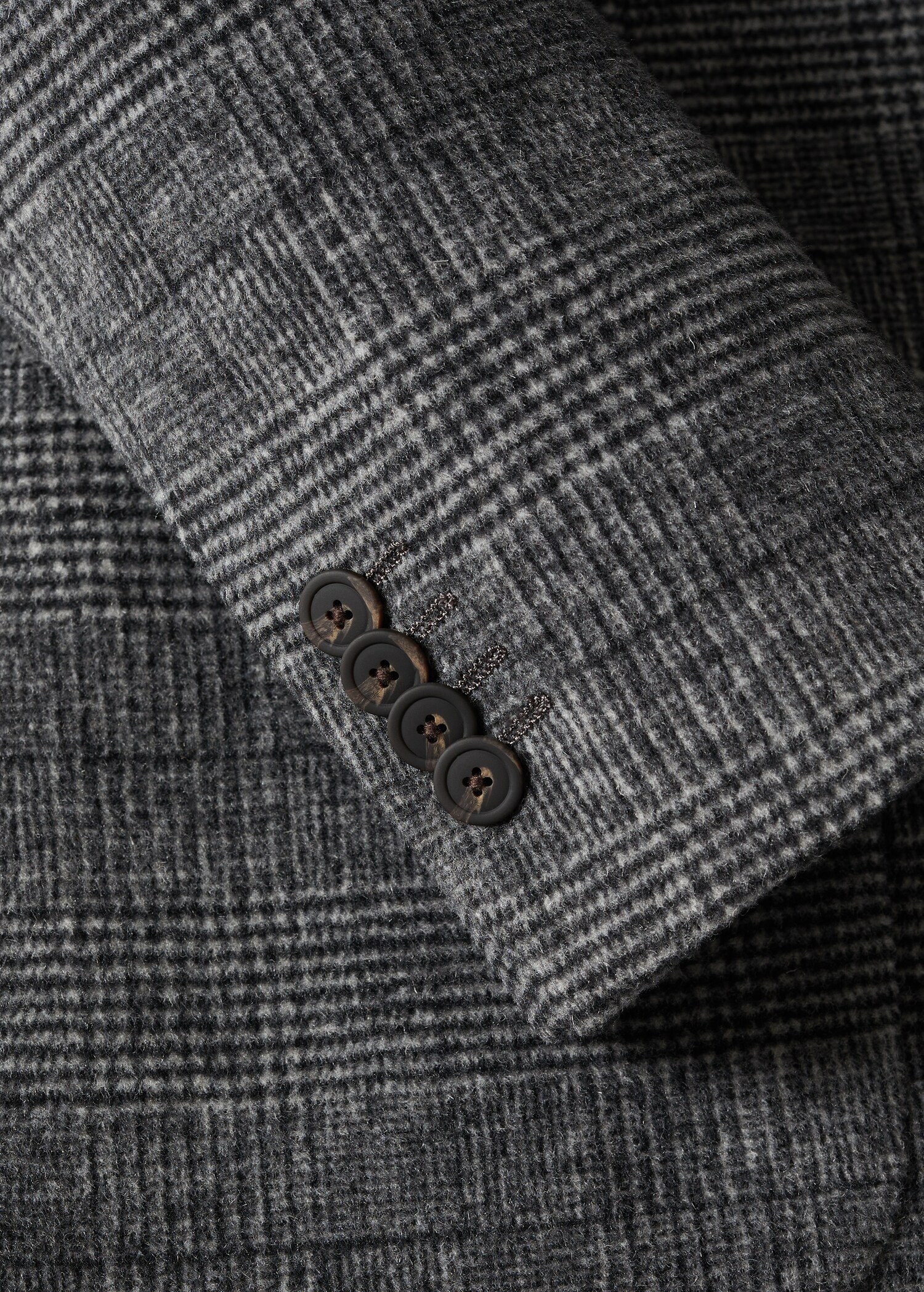 Prince of Wales wool-blend blazer - Details of the article 7