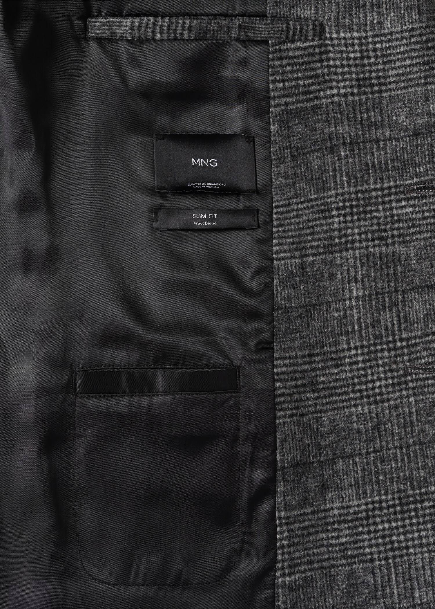 Prince of Wales wool-blend blazer - Details of the article 8