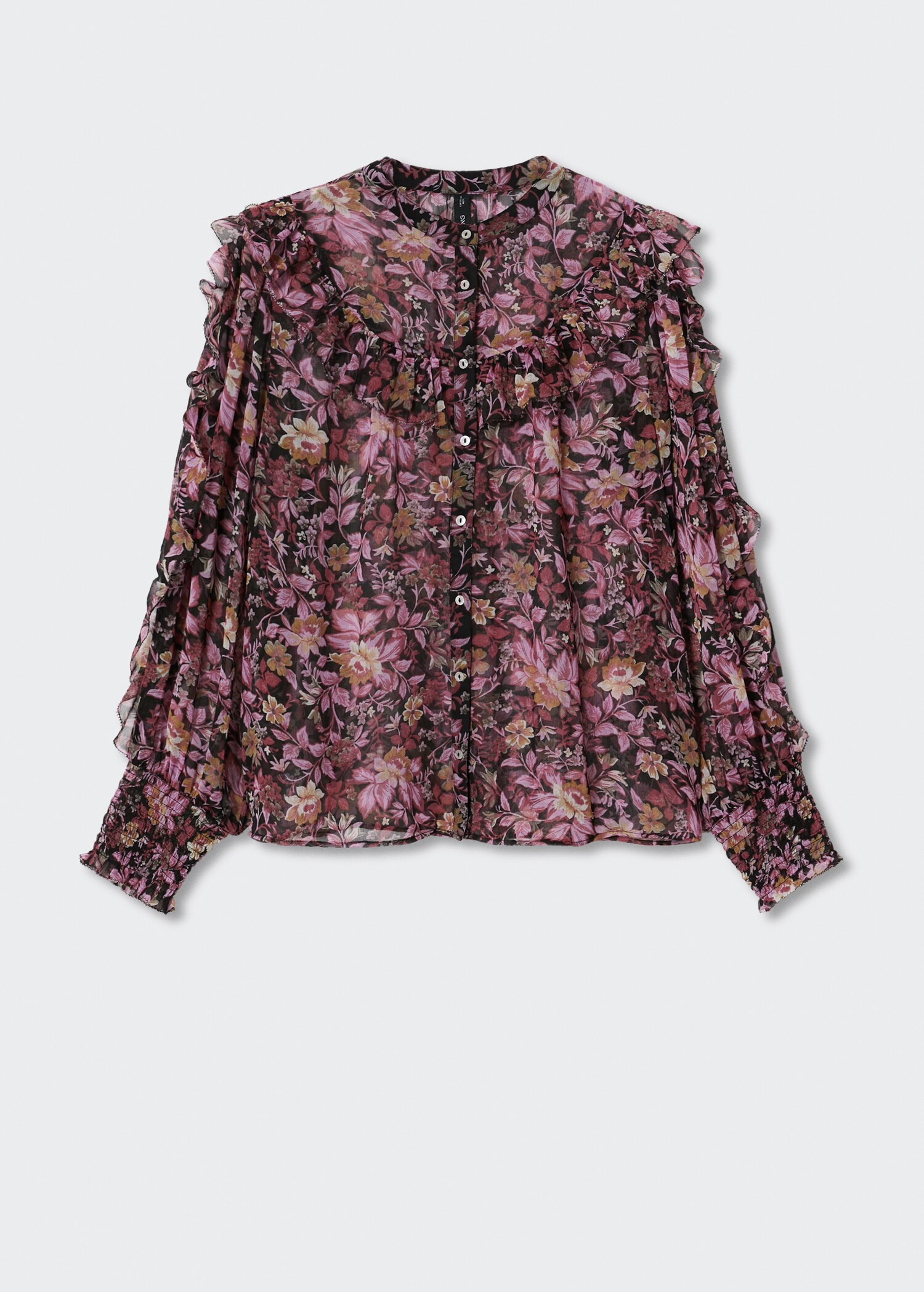 Blusa floral volantes - Artículo sin modelo