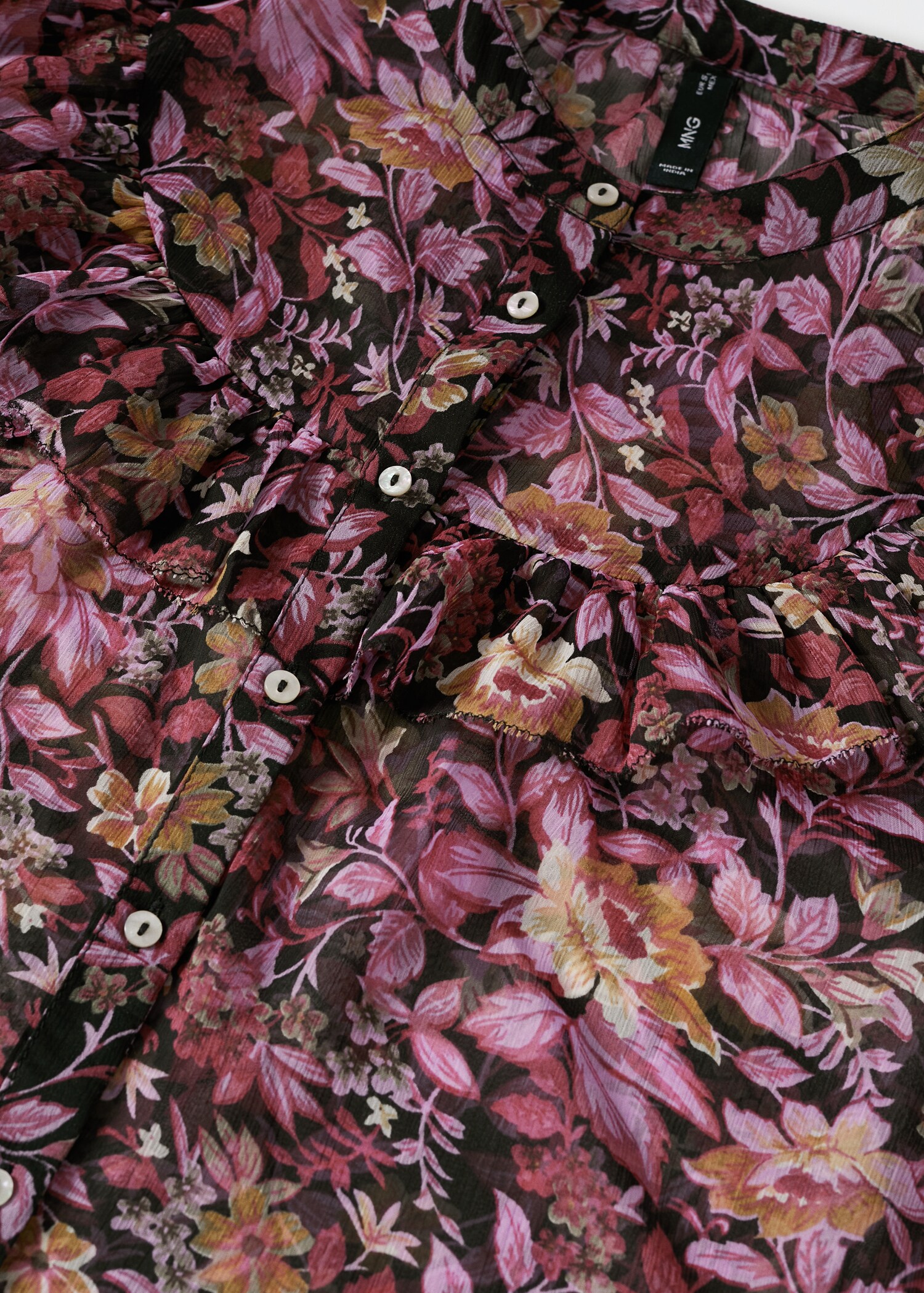 Blusa floral volantes - Detalle del artículo 8