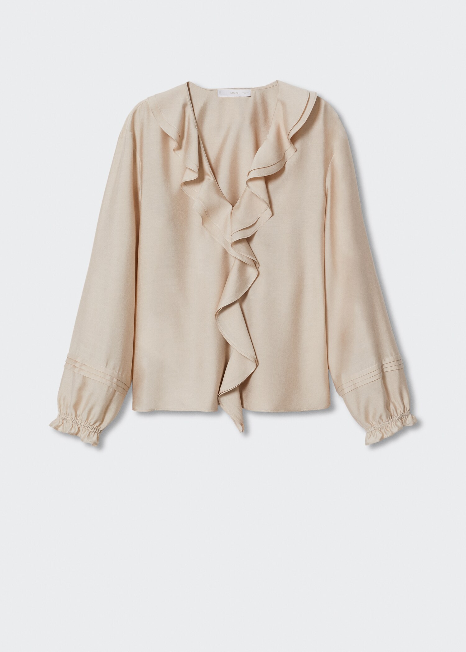 Blouse à col volanté - Article sans modèle