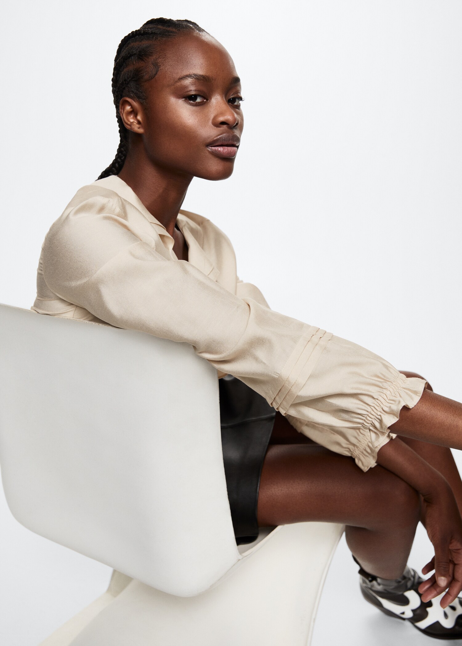 Blouse à col volanté - Détail de l'article 2