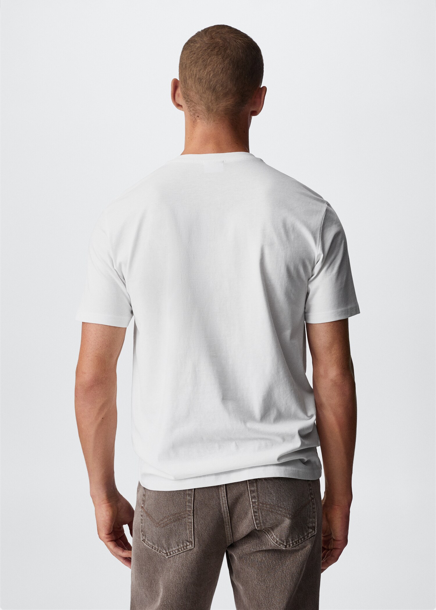 T-shirt estampada algodão - Verso do artigo