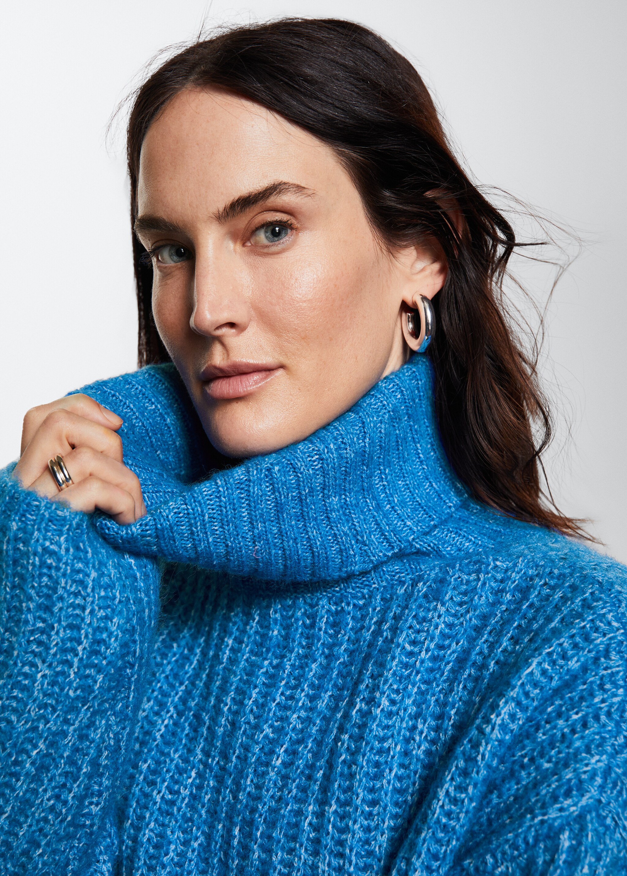 Oversized perkins neck sweater - Details of the article 4