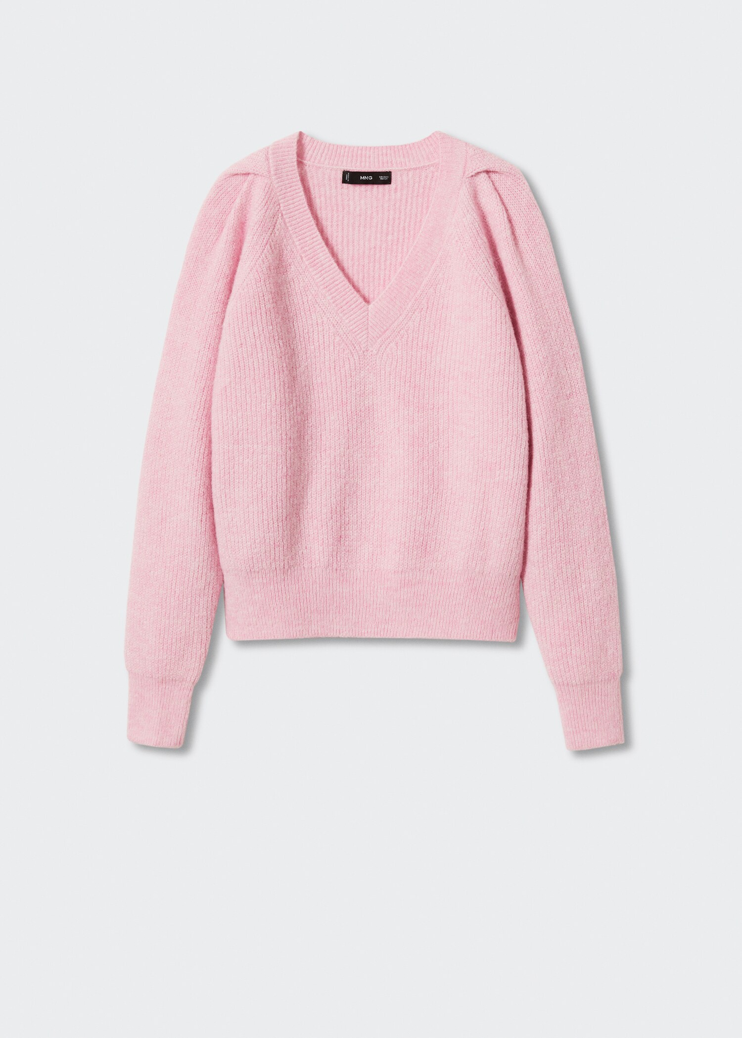 V-neck knit sweater - Article without model