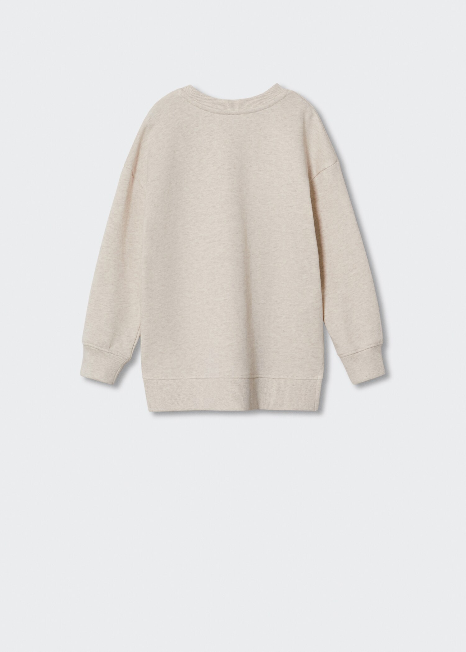 Textured embroidery sweatshirt - Reverse of the article