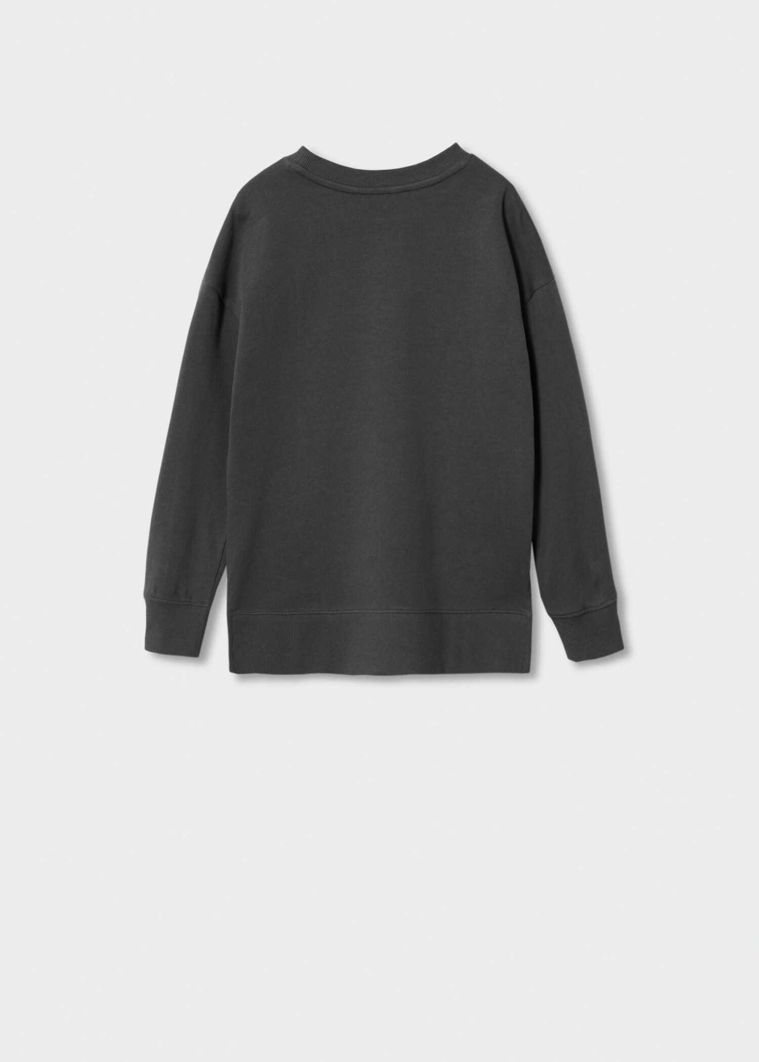 Textured embroidery sweatshirt - Reverse of the article
